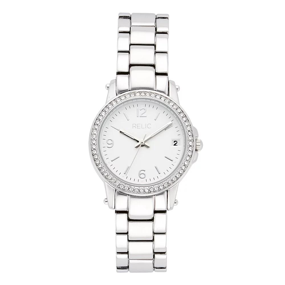 Relic by Fossil Women's Matilda Silver Tone Glitz Watch, Size: Small Product Image