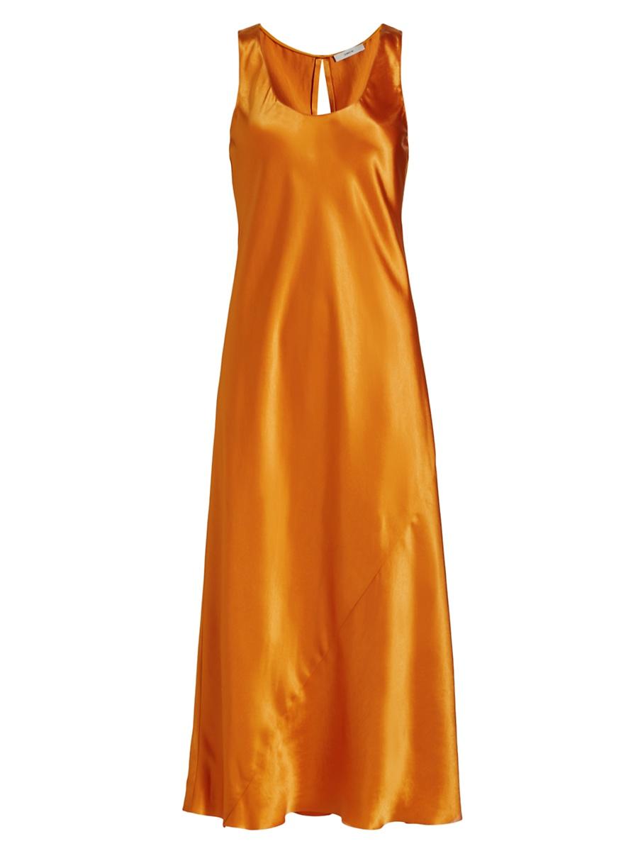 Satin Bias Tank Dress Product Image