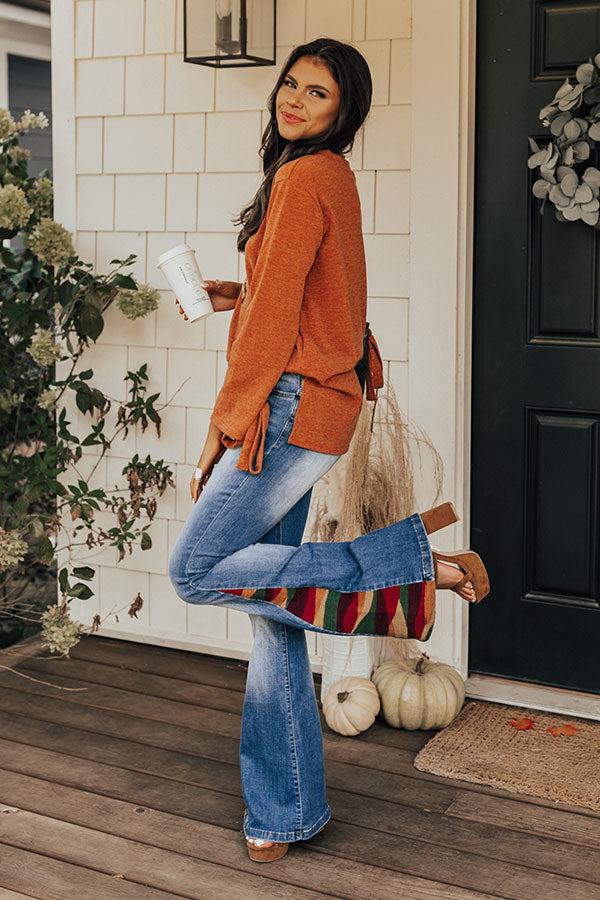 The Amy Embroidered Flare Product Image