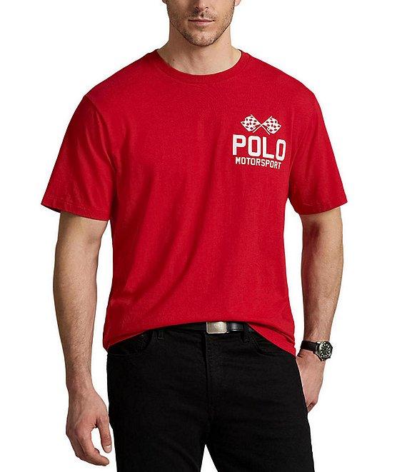 Polo Ralph Lauren Big & Tall Motorsport Graphic Slub Jersey Short Sleeve T-Shirt Product Image