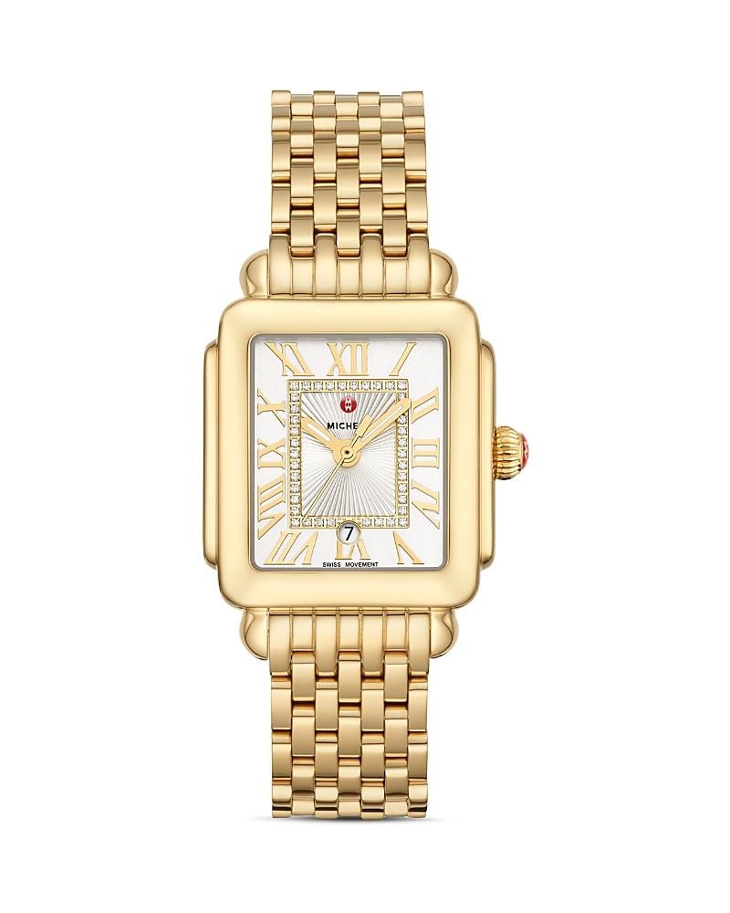 Womens Deco Madison Diamond & Stainless Steel Bracelet Watch Product Image