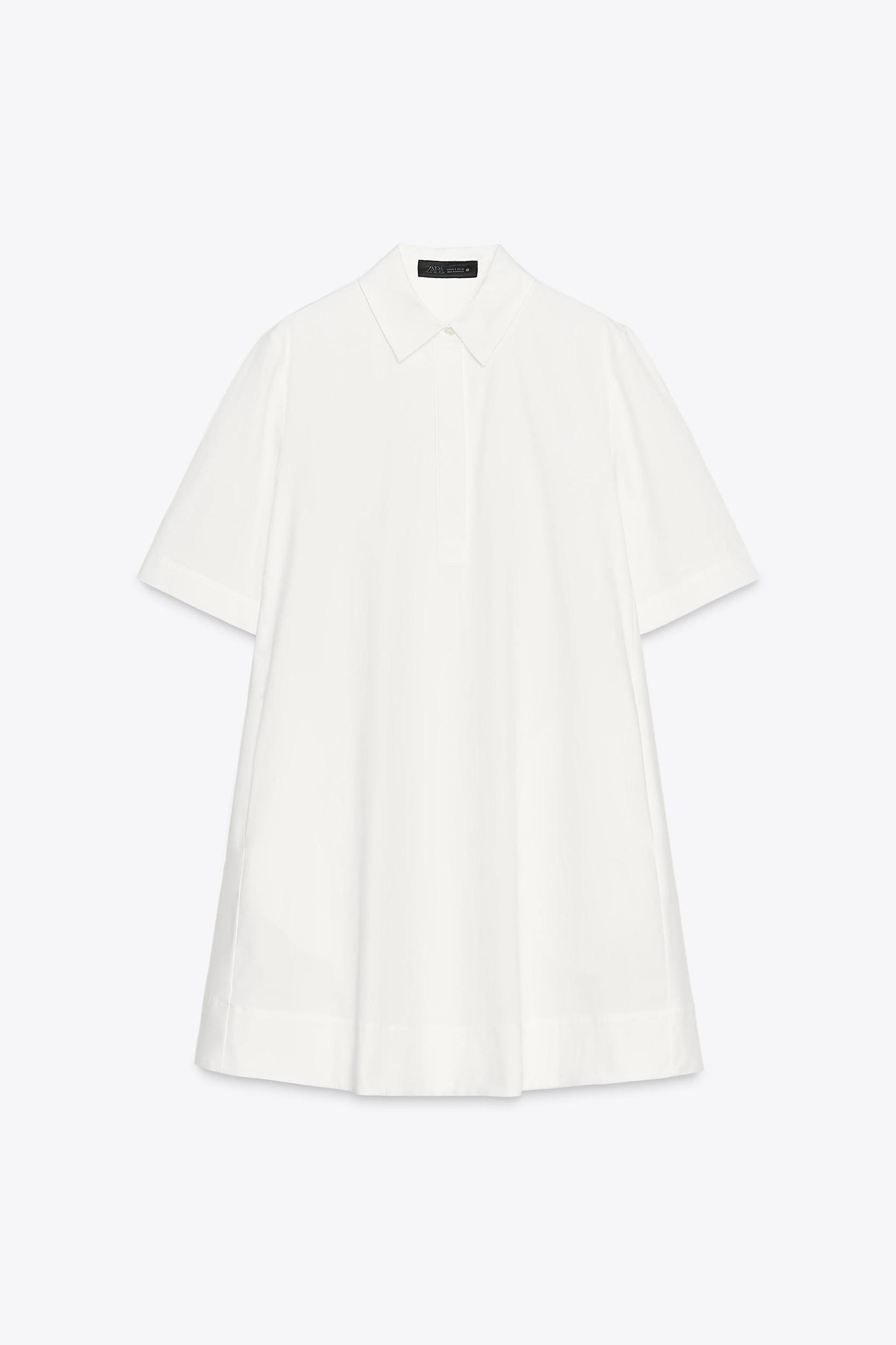 ZW COLLECTION POPLIN SHORT DRESS Product Image