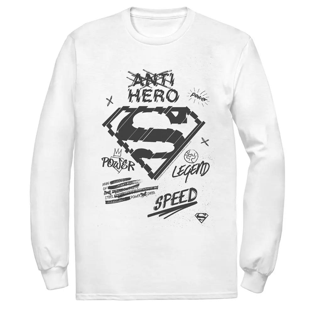 Men's DC Comics Superman Sketched Chest Logo Tee,  Product Image