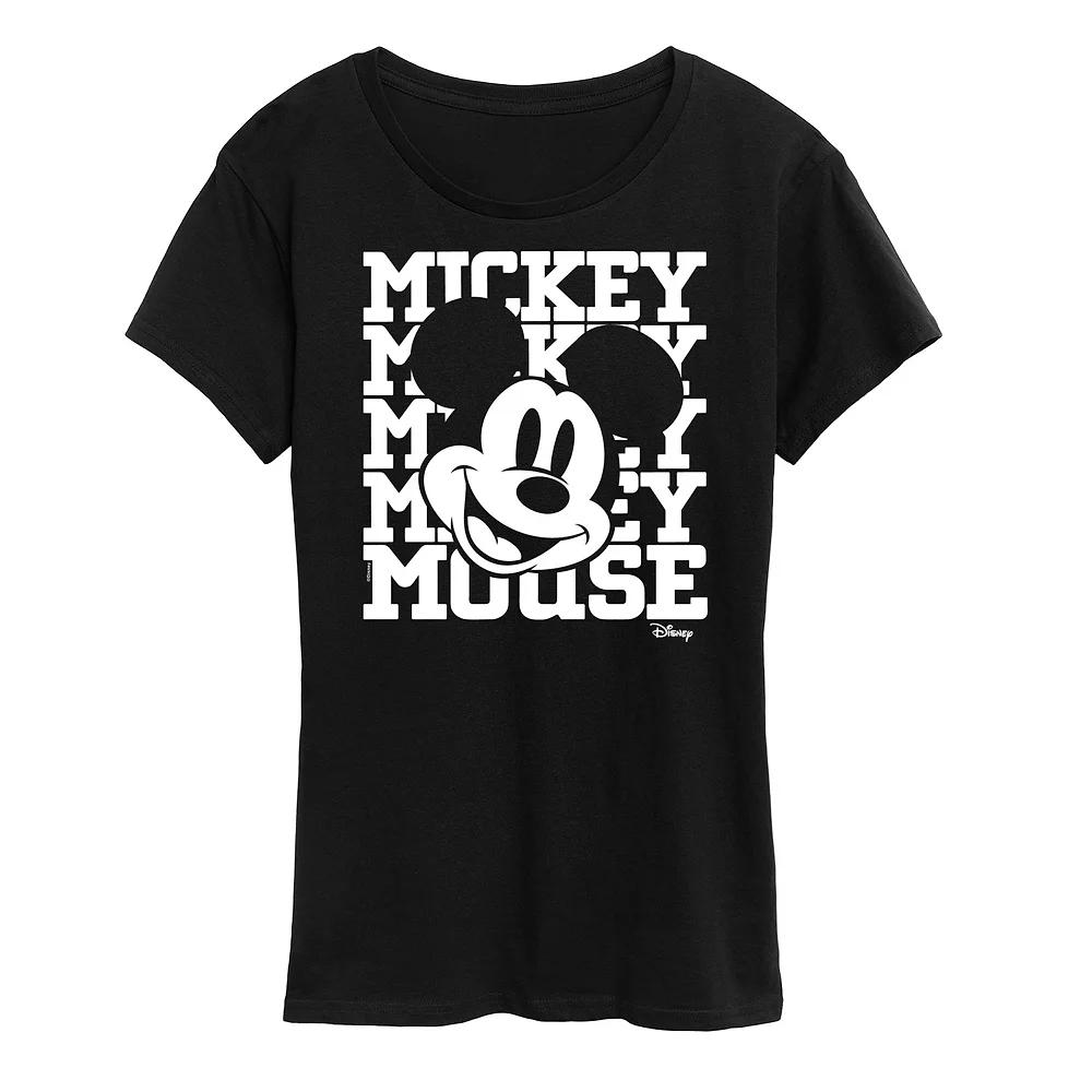 Disney's Mickey Mouse Women's Repeat Graphic Tee,  Product Image