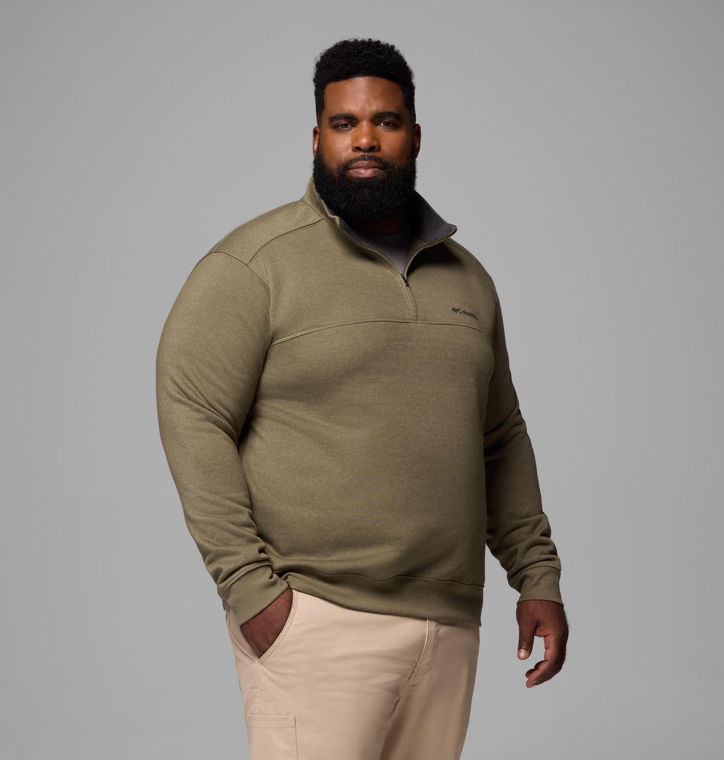 Columbia Mens Hart Mountain II Half Zip Sweatshirt - Big- Product Image