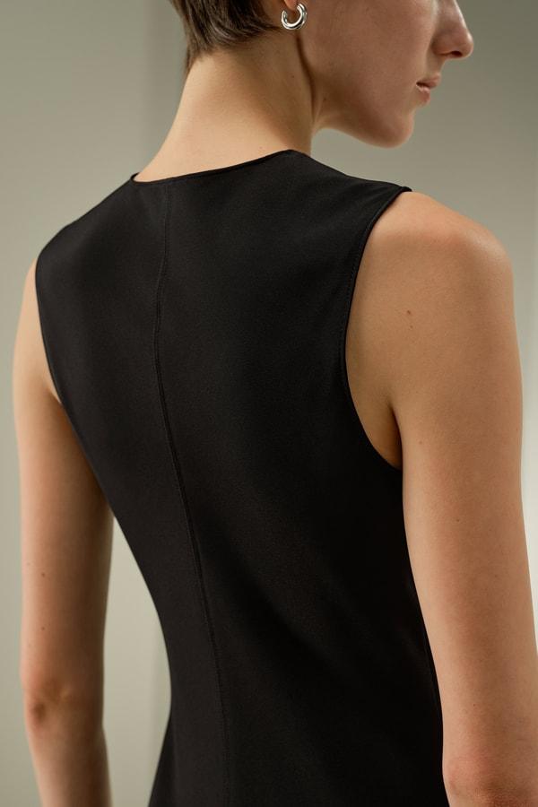 LILYSILK Silk Dress for Women - Natural White 100% Natural Pure Silk - Ultimate Luxury V-Neck Maxi Dress Product Image