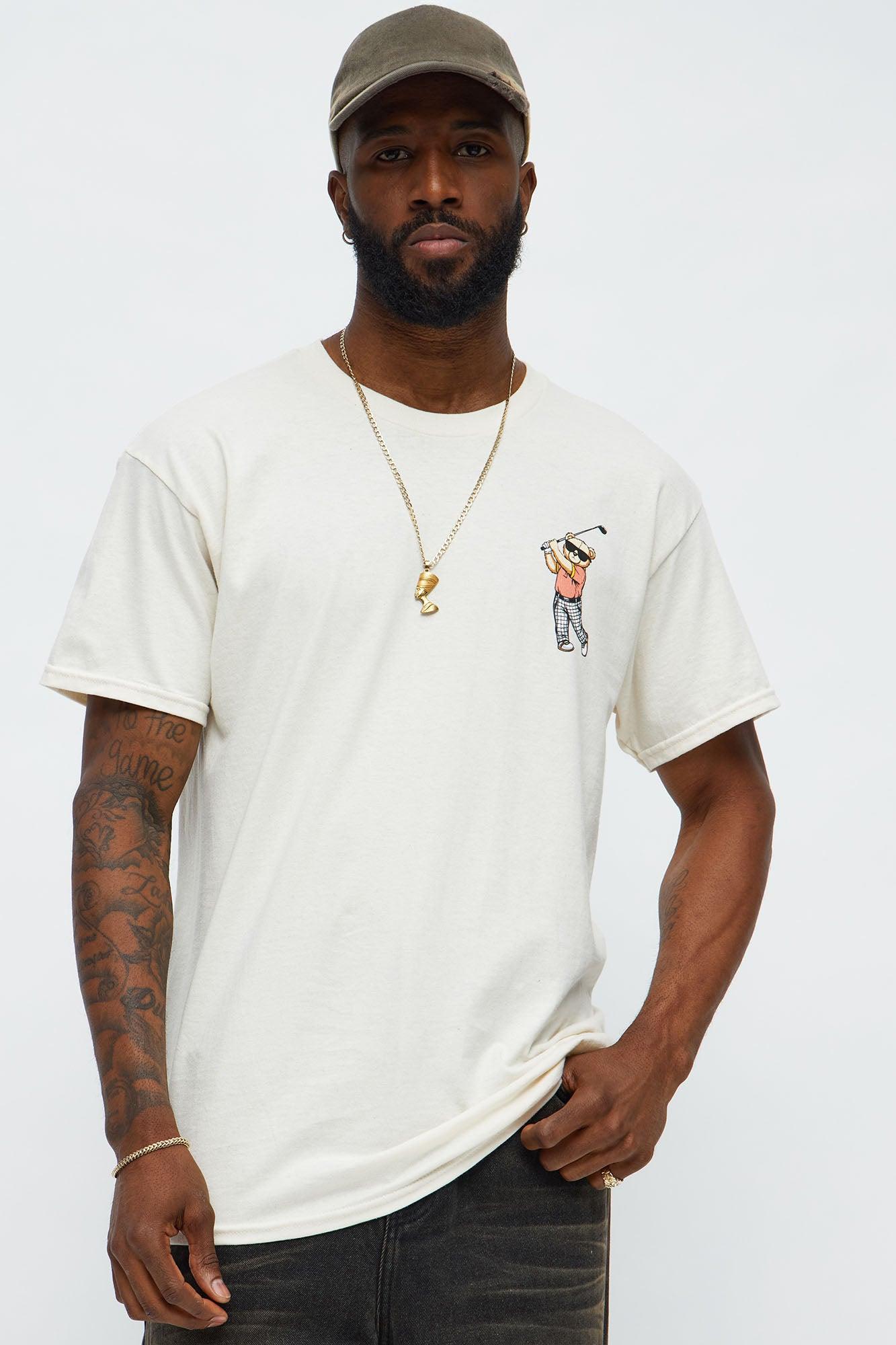 Birdie Bros Luxury Sports Short Sleeve Tee - Natural Male Product Image