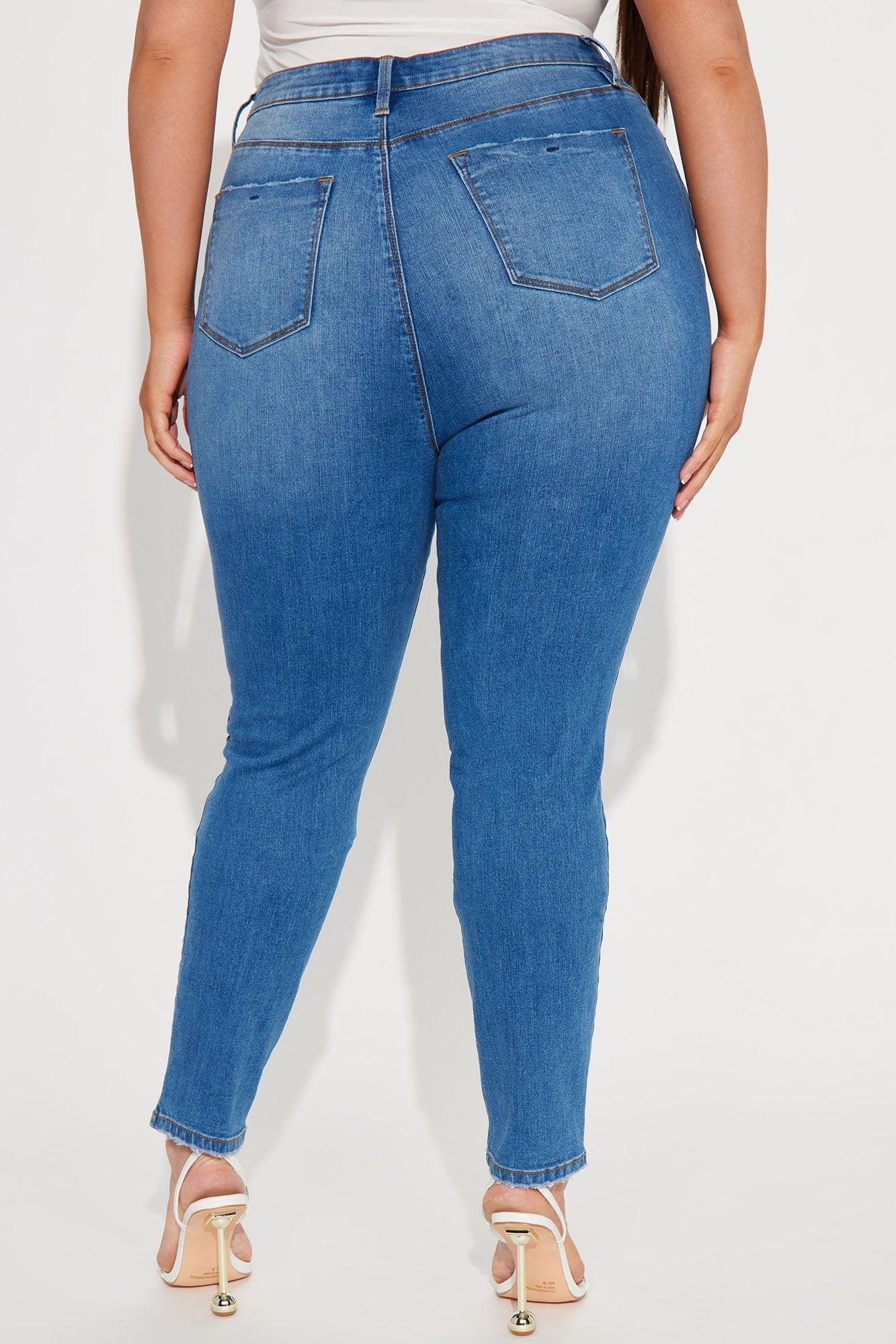 On The List Deluxe Stretch Skinny Jean - Medium Wash Product Image