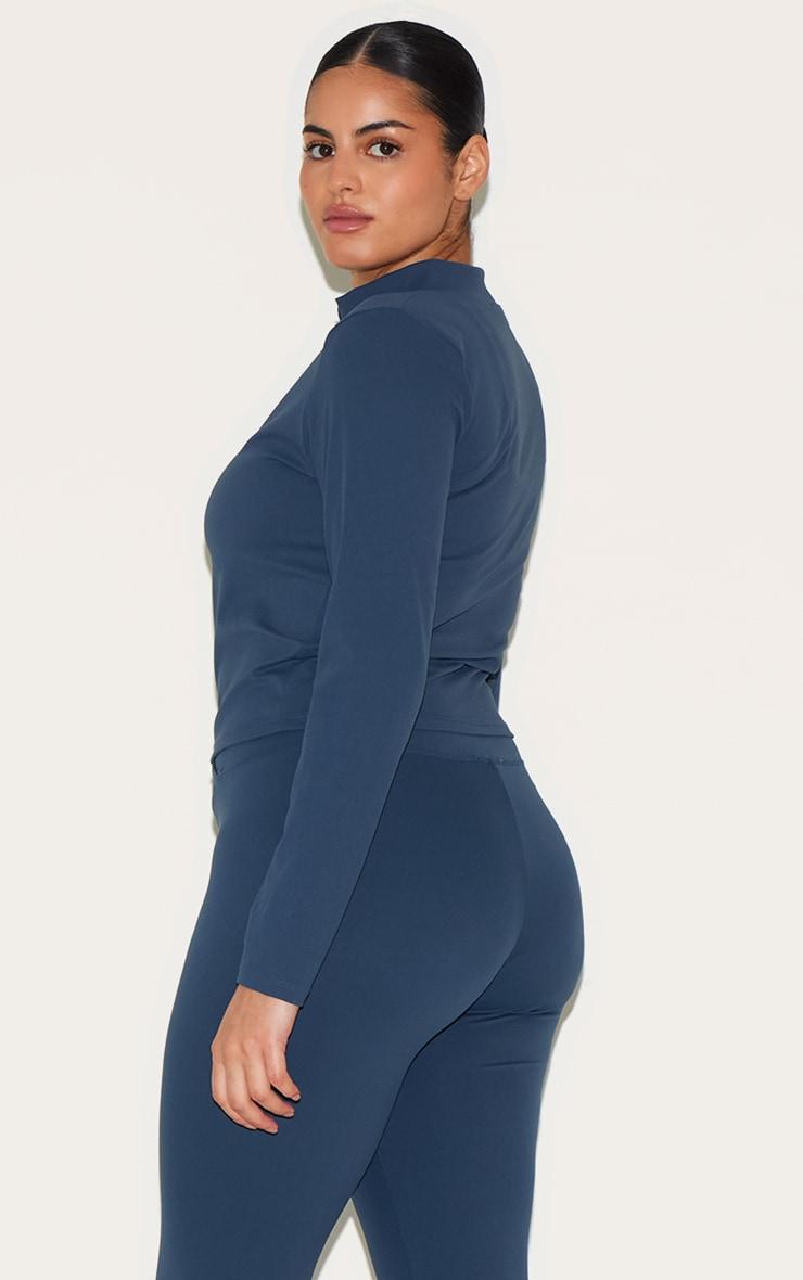 Midnight Blue Sculpt Jacket Product Image