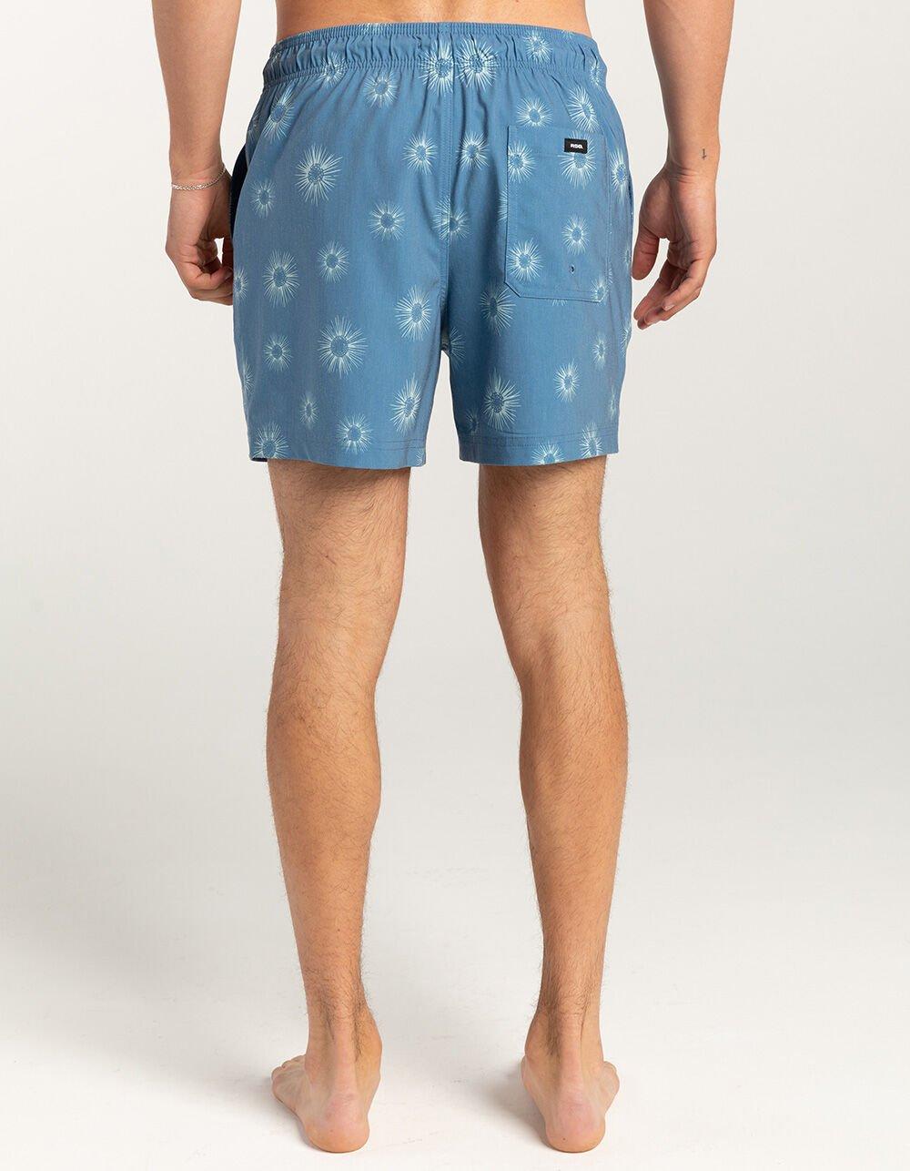RSQ Mens Sunburst 5" Swim Shorts - NAVY Product Image