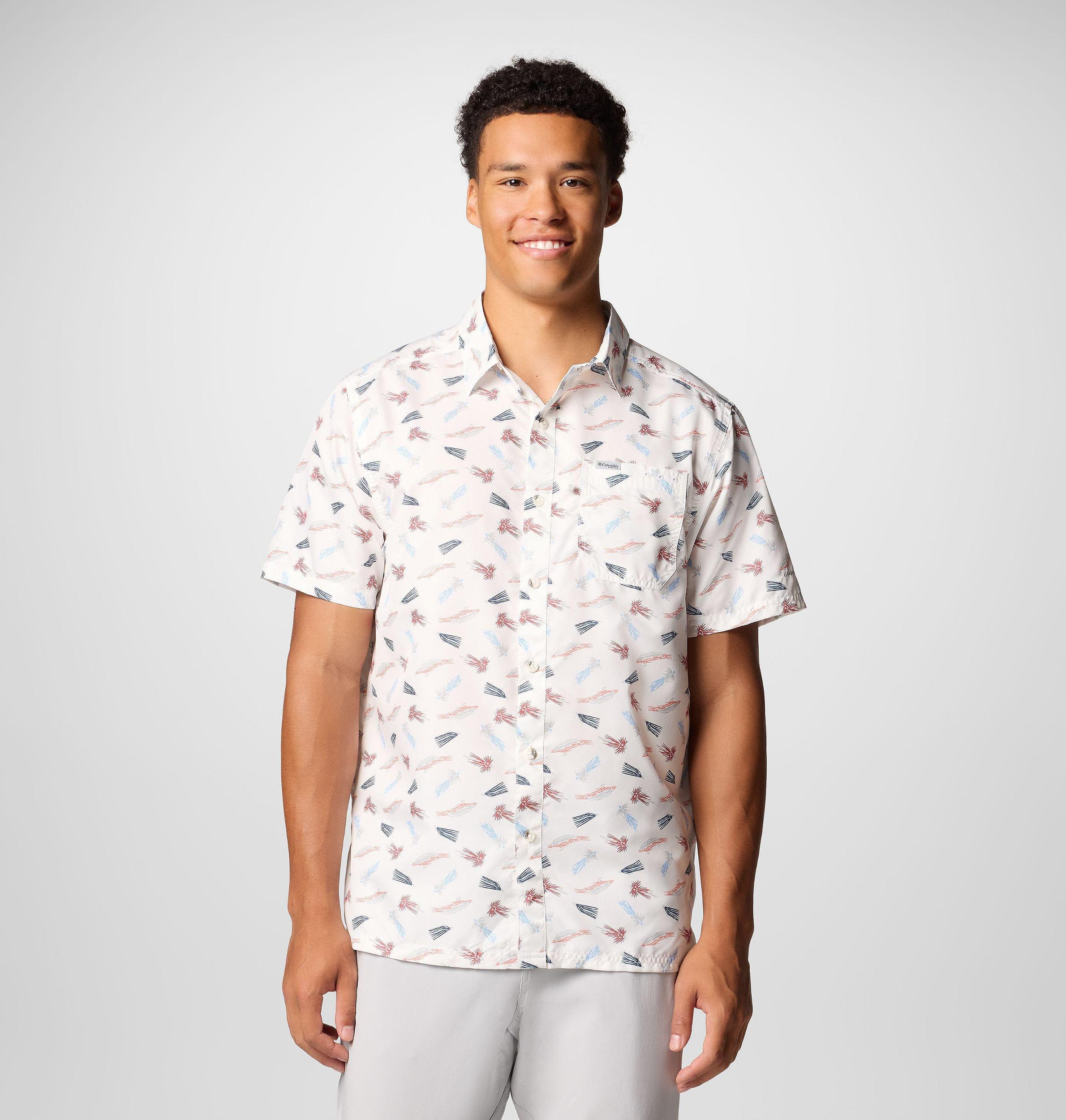 Columbia Mens PFG Super Slack Tide Camp Shirt - Tall- Product Image
