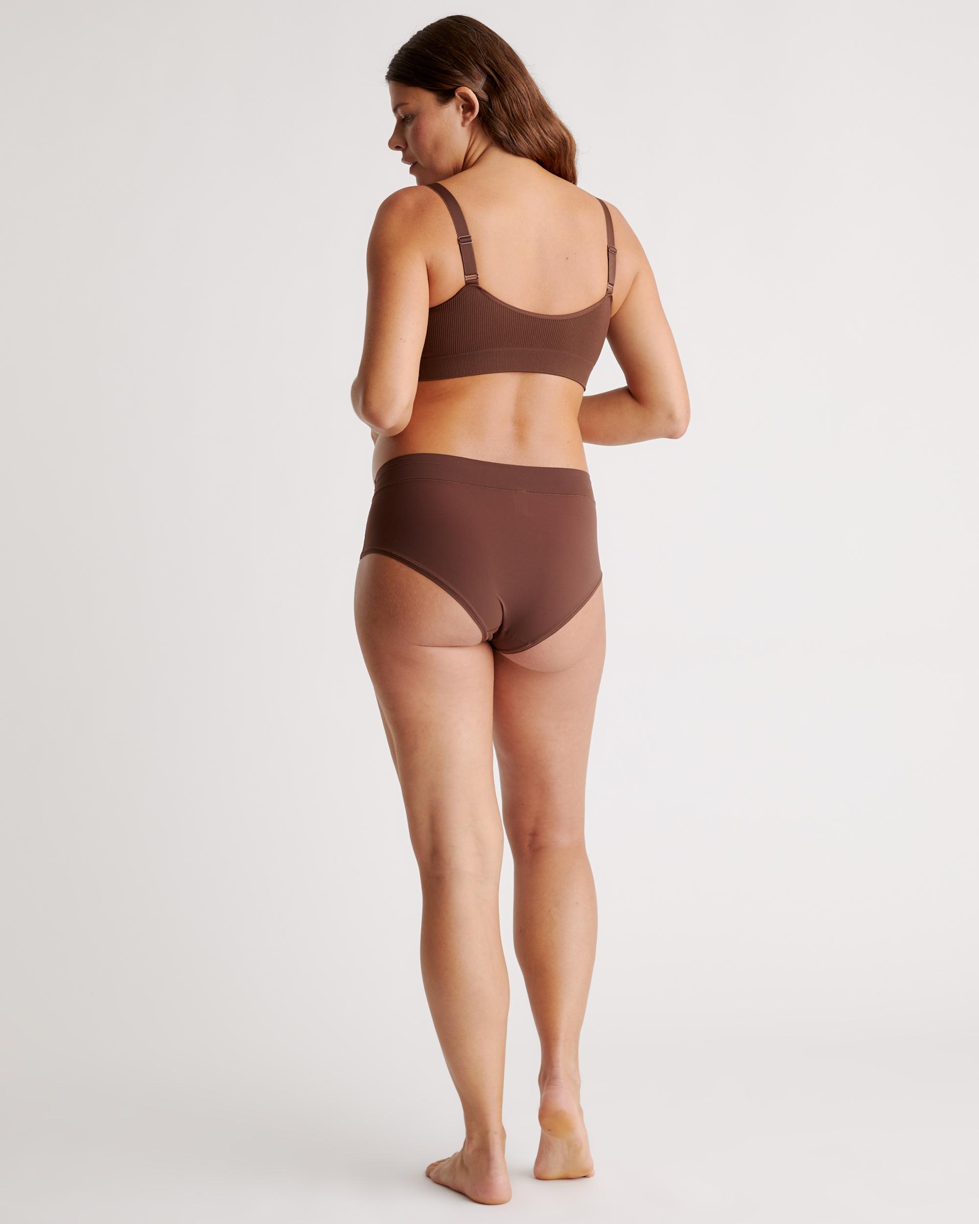 Quince | Women's Seamless Crossover Nursing & Lounge Bra Nylon/Spandex Product Image