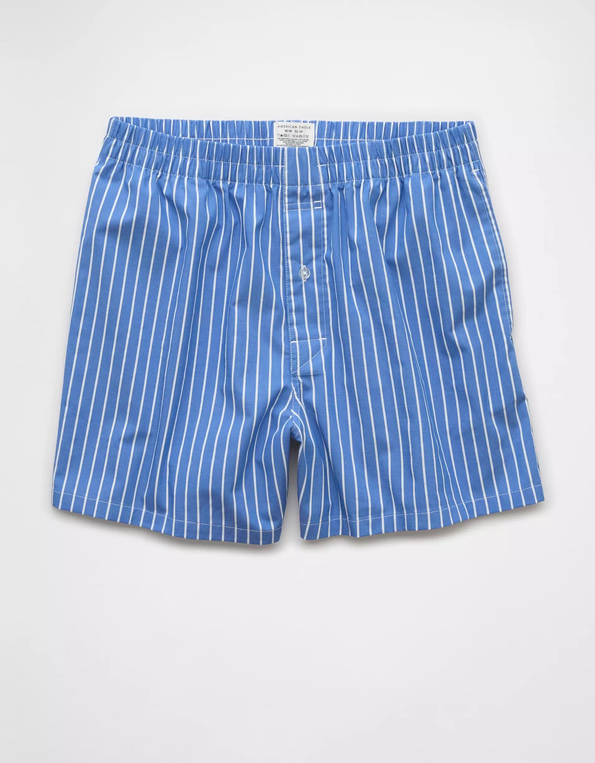 AEO Men's Striped Poplin Pocket Boxer Short Product Image