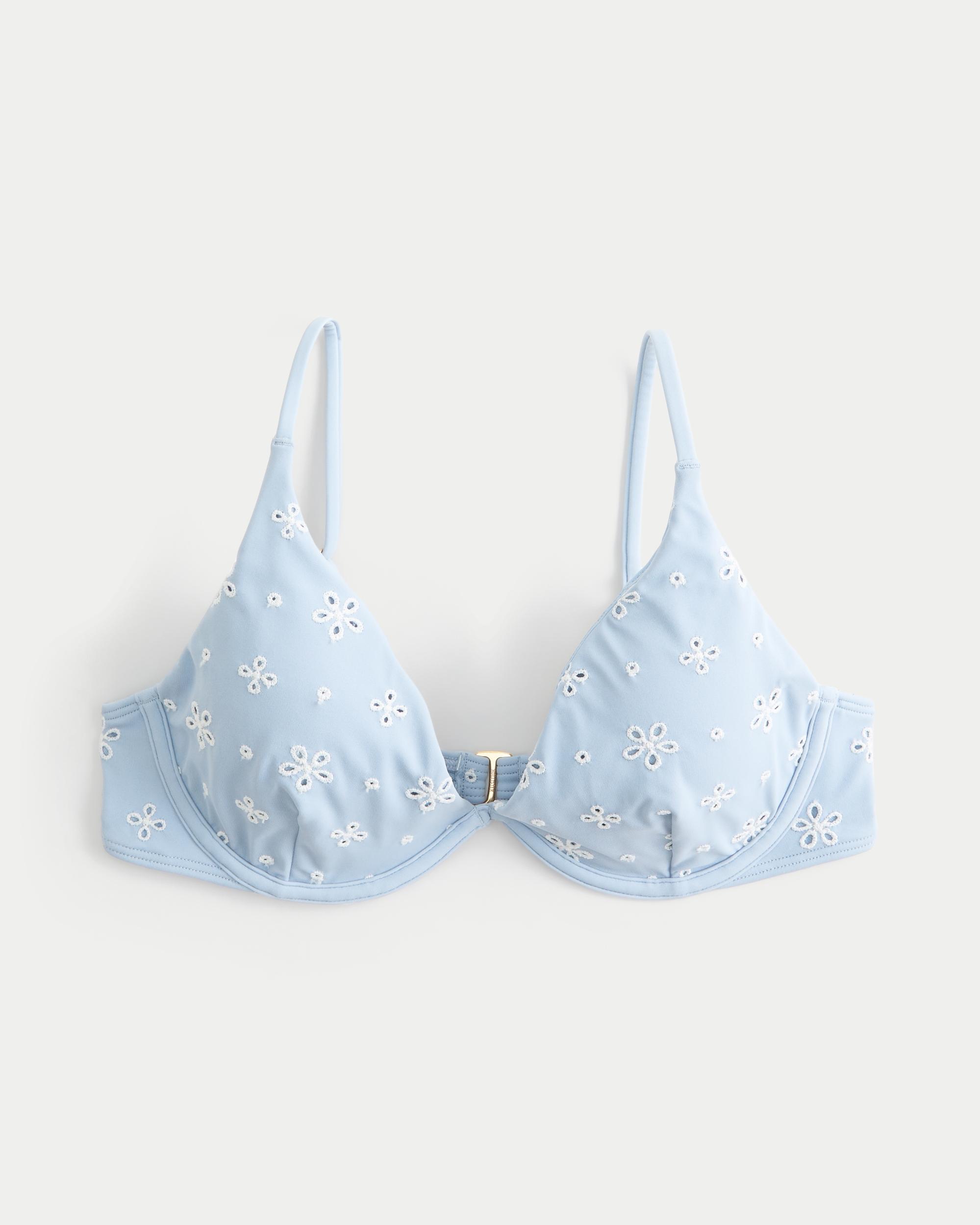 Eyelet Underwire Bikini Top Product Image