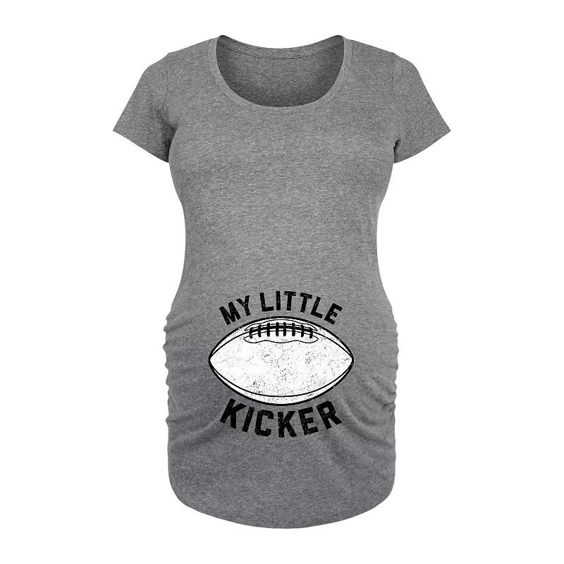 Maternity My Little Kicker Football Graphic Tee, Women's,  Product Image