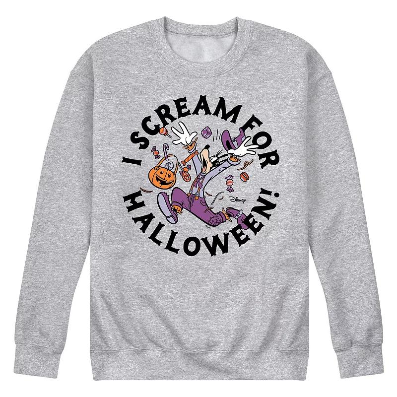Disneys Goofy Mens I Scream For Halloween Fleece Sweatshirt Product Image
