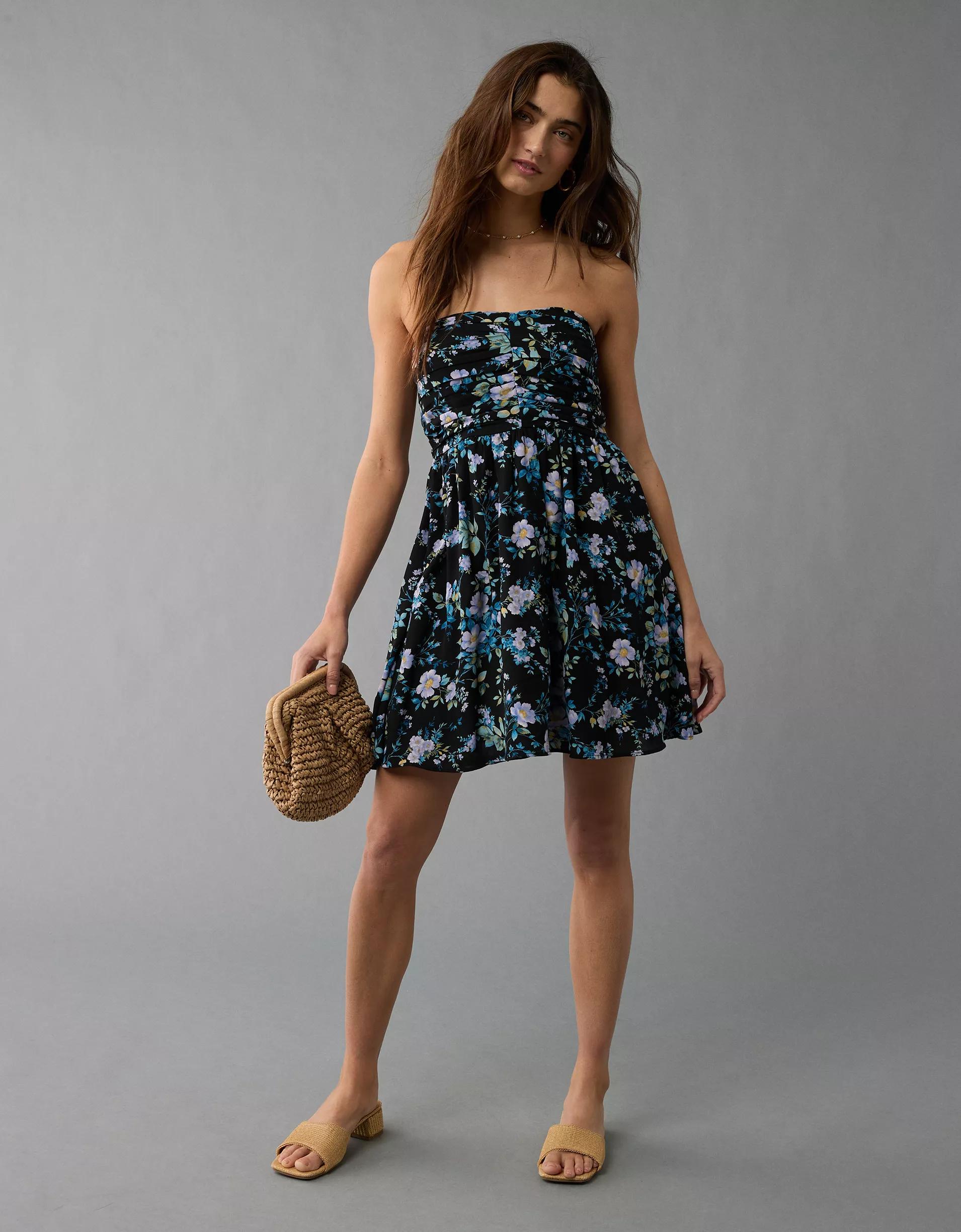 AE Pleated Mini Dress Product Image