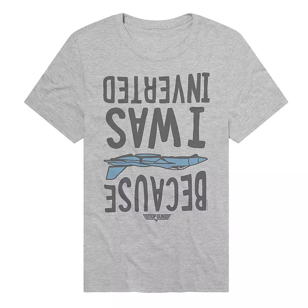 Men's Top Gun Because I Was Inverted Graphic Tee,  Product Image