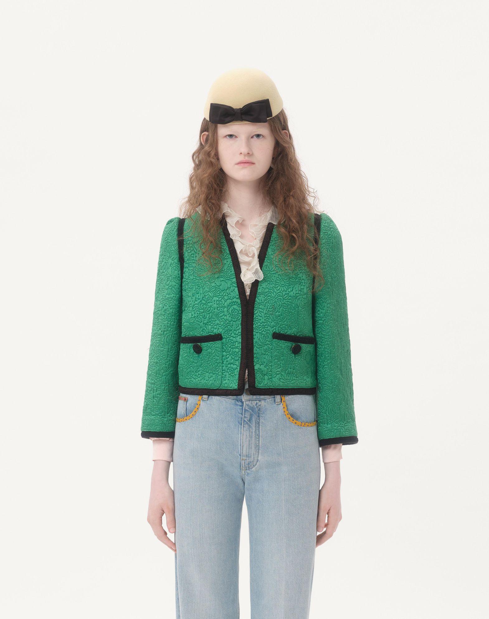 Apres L'Hiver Floral Matelassé Jacket Product Image