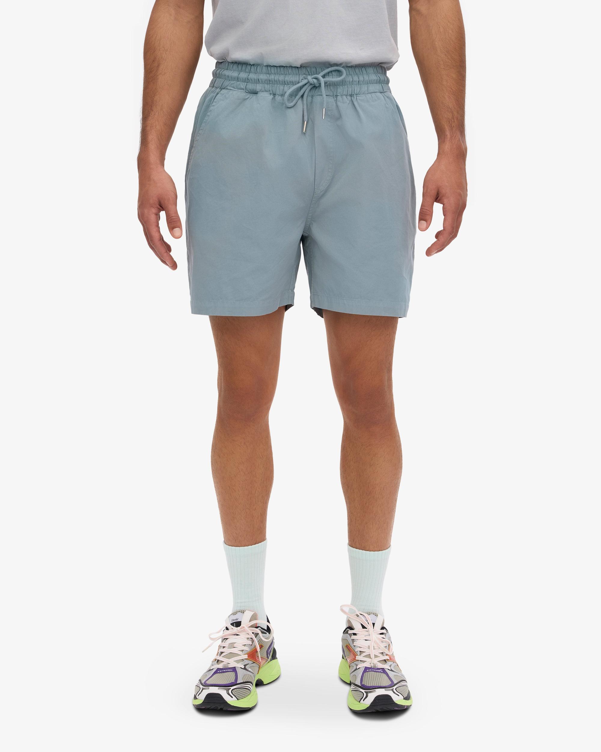 Organic Twill Shorts - Steel Blue Product Image