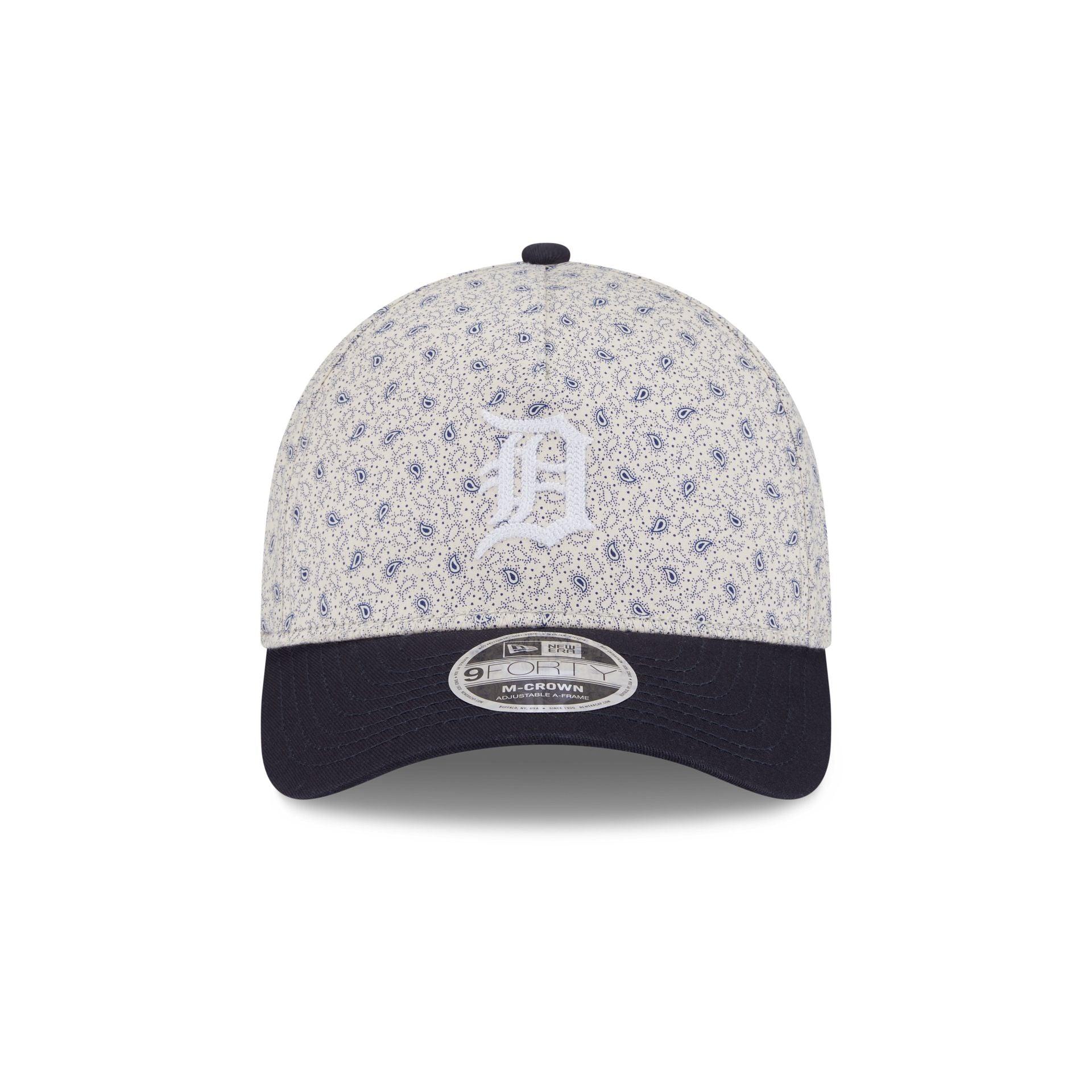 Detroit Tigers Micro Print 9FORTY M-Crown A-Frame Adjustable Hat Male Product Image