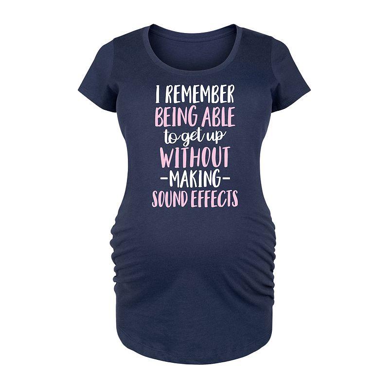 Maternity Getting Up Without Sound Effects Graphic Tee, Women's,  Product Image