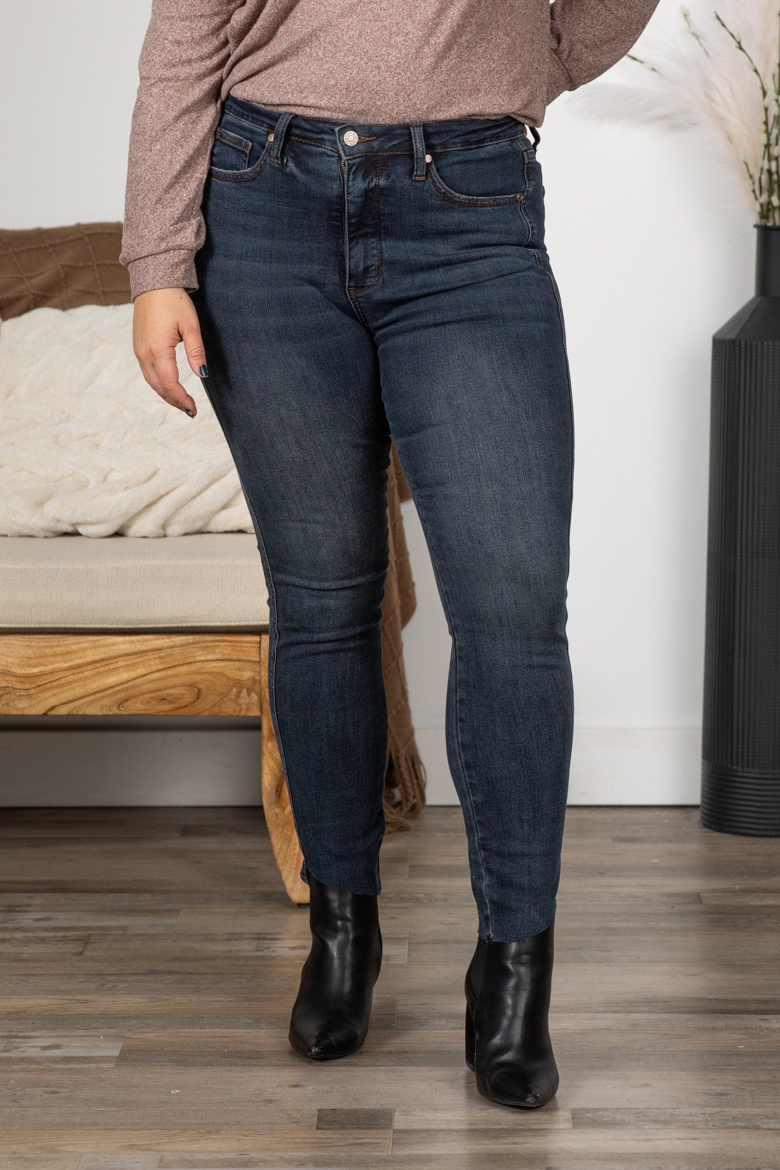 Judy Blue Tummy Control Step Hem Skinny Jean Product Image