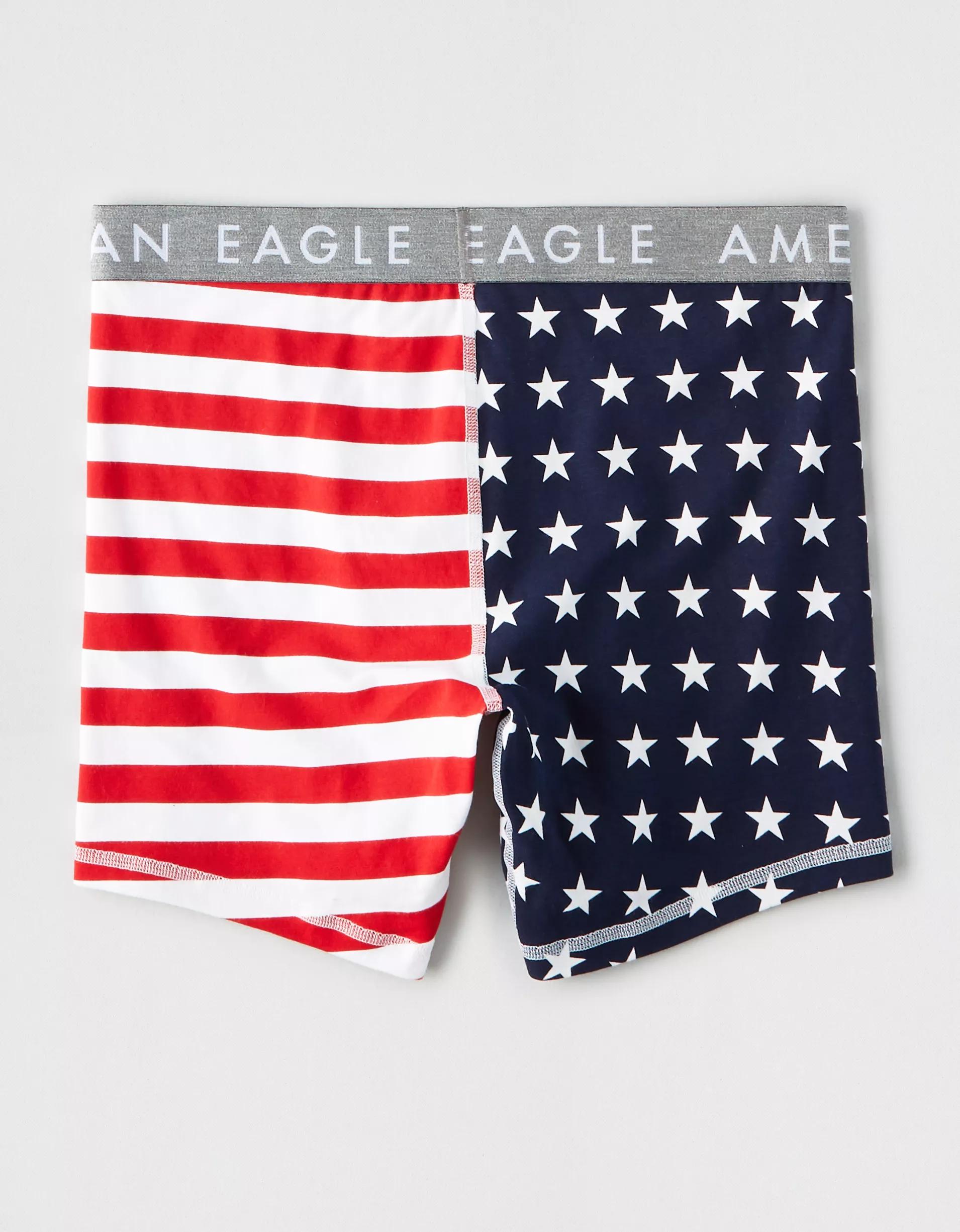 AEO Men's Stars + Stripes 6" Boxer Brief Product Image