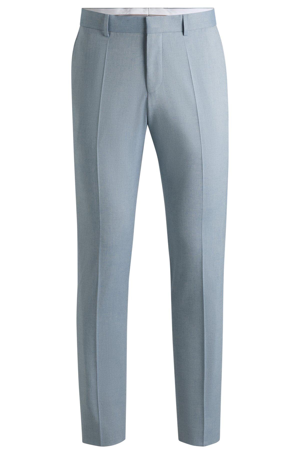 Formal trousers in stretch chiffon Product Image