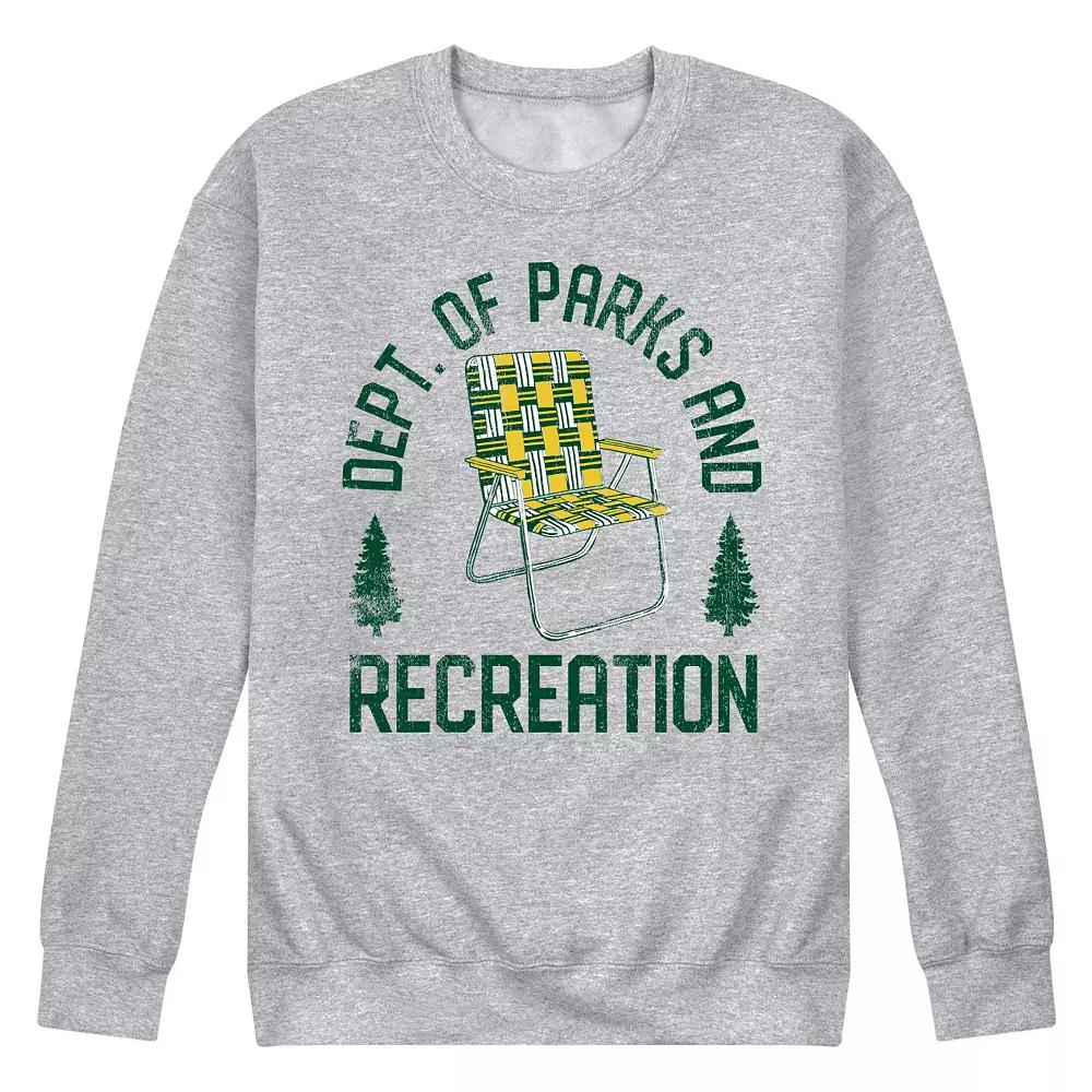 Men's Dept Of Parks Recreation Graphic Sweatshirt,  Product Image