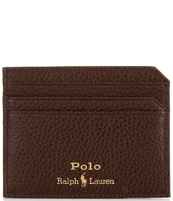 Polo Ralph Lauren Pebbled Leather Card Case Product Image