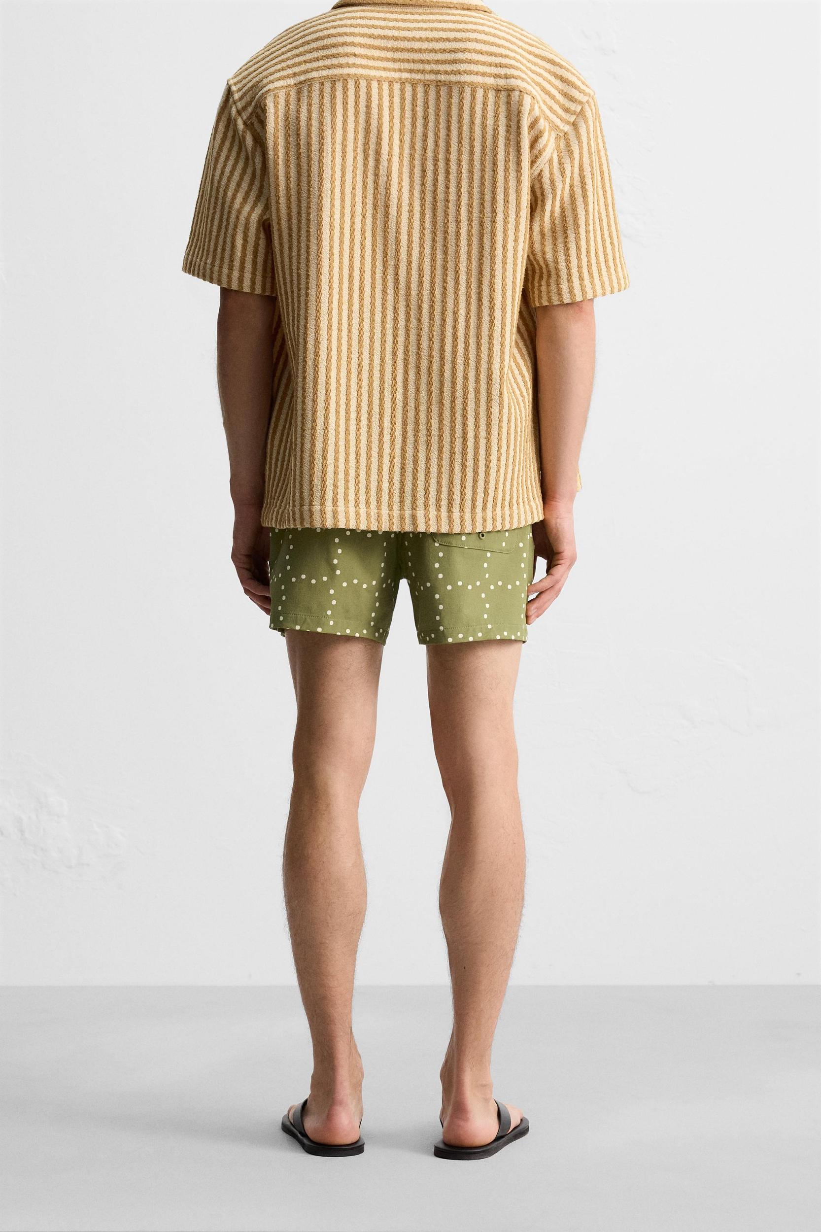 ABSTRACT PRINT MID-LENGTH SWIMSUIT Product Image