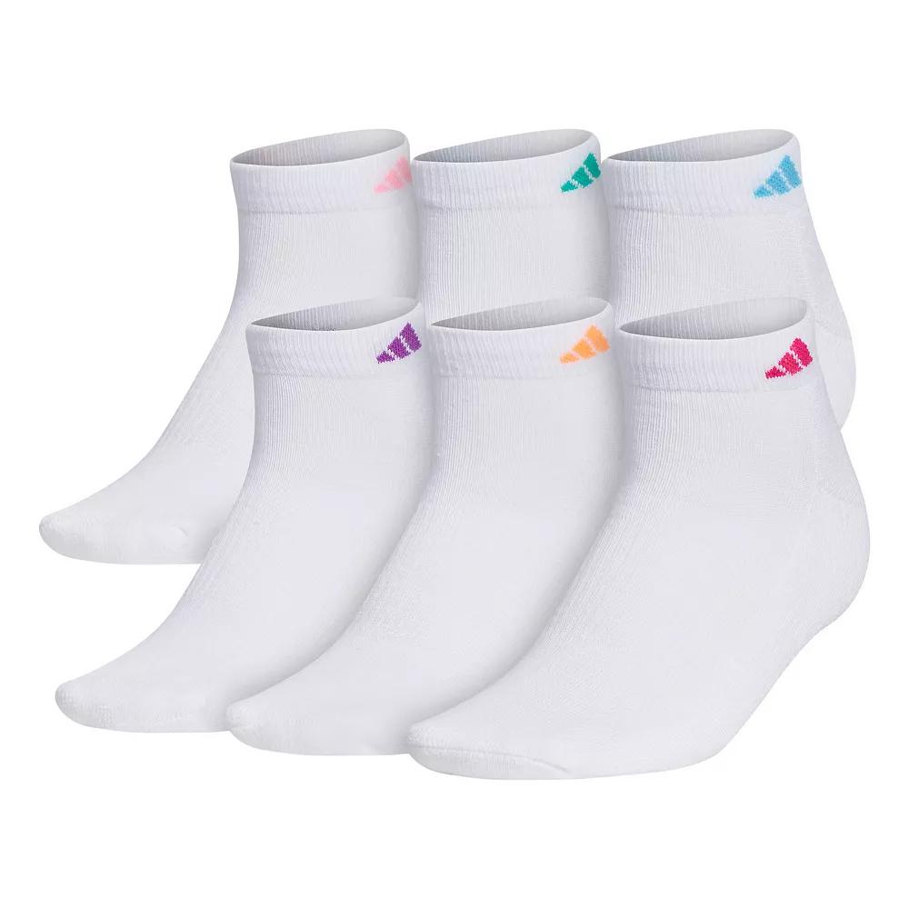 Women's adidas Athletic Low-Cut Sock 6-Pack, Size: 5-10, White Product Image