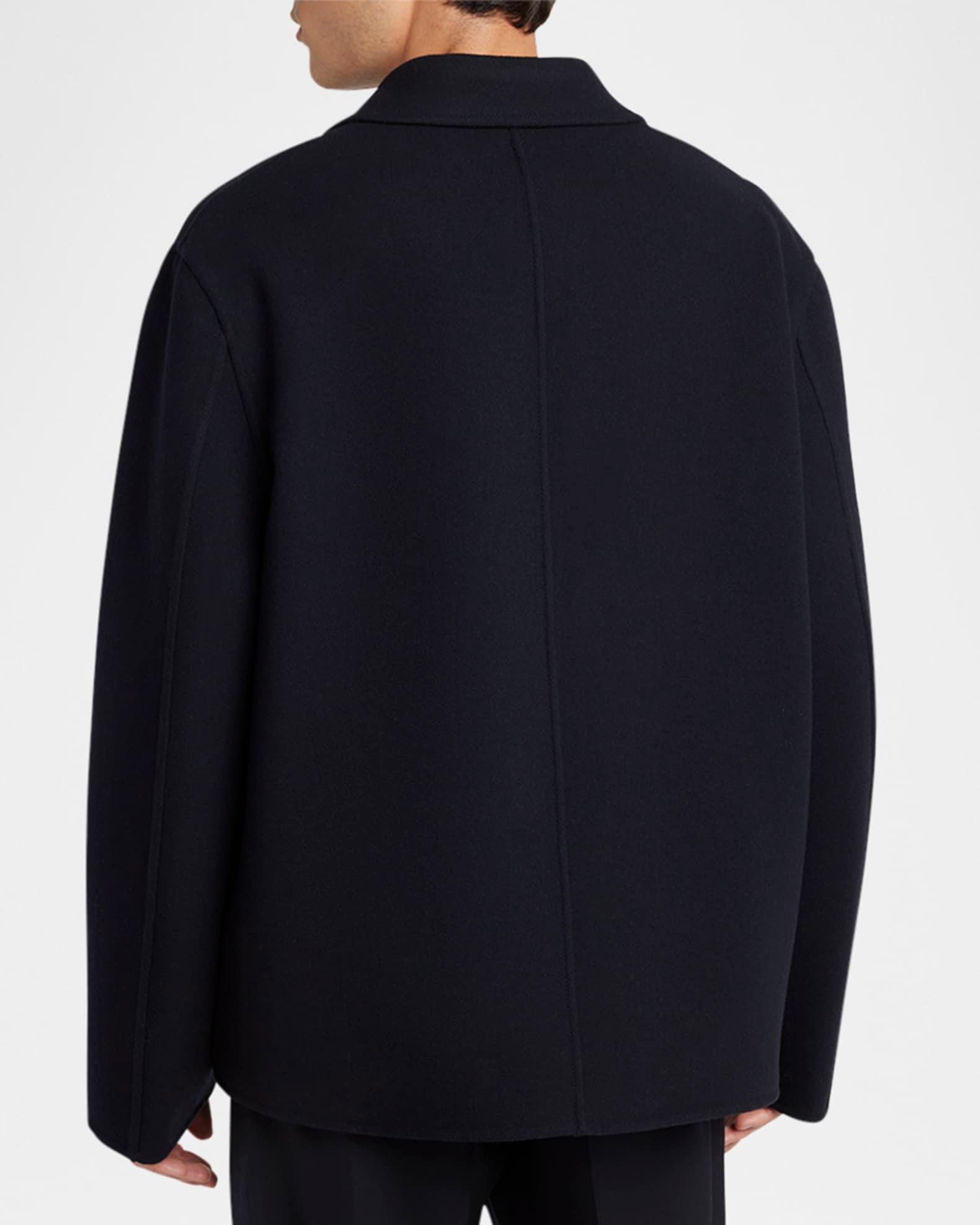 Men's Wool Boxy-Fit Shirt Jacket Product Image