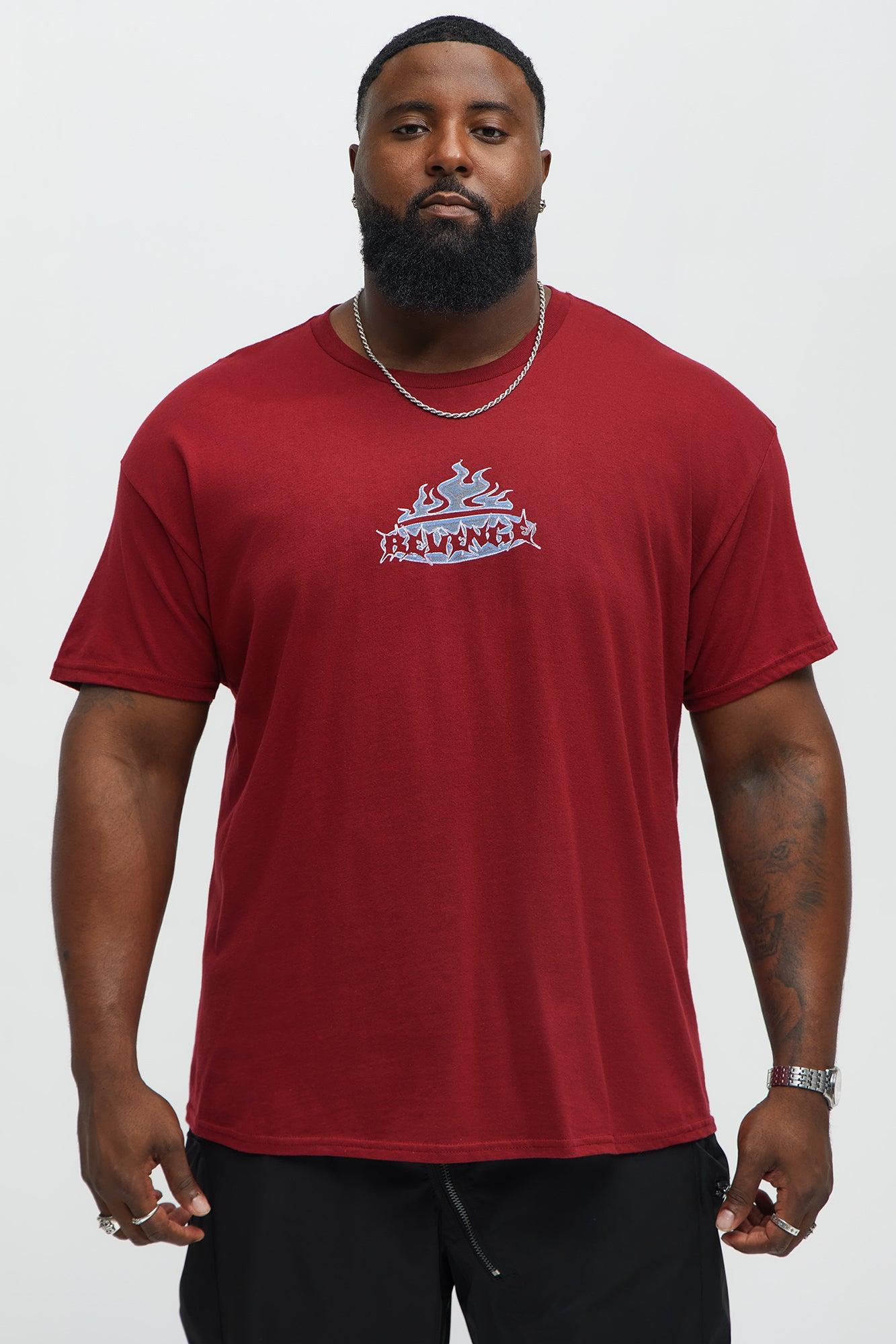 Vengeance Runs Deep Short Sleeve Tee - Red Male Product Image