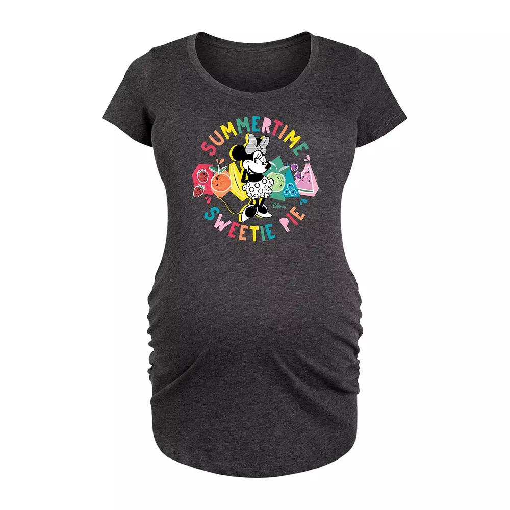 Disney's Lilo & Stitch Maternity Angel Flower Graphic Tee, Women's,  Product Image