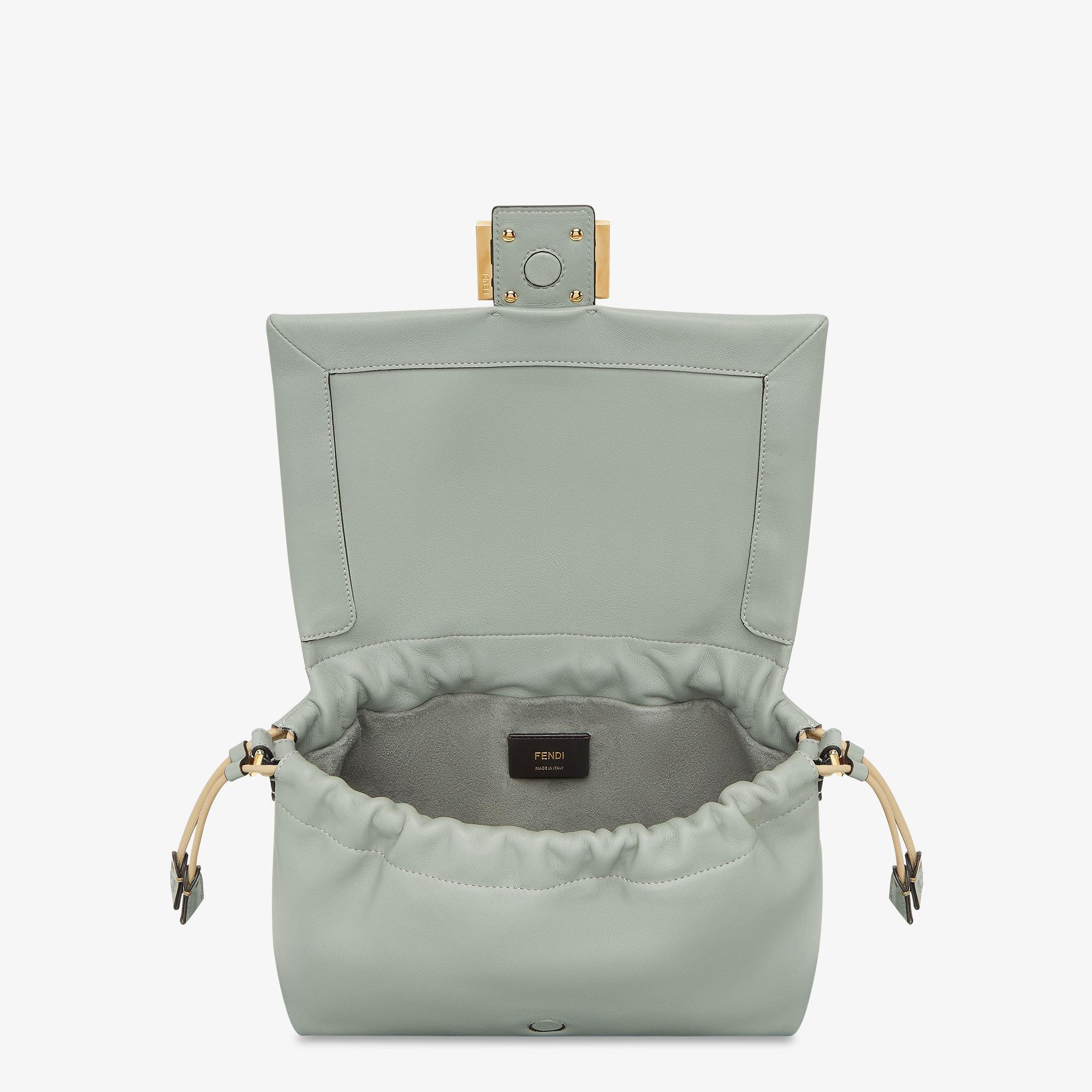 Mamma Baguette MediumMatcha green nappa leather bag Product Image