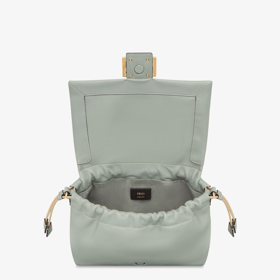 Mamma Baguette MediumMatcha green nappa leather bag Product Image