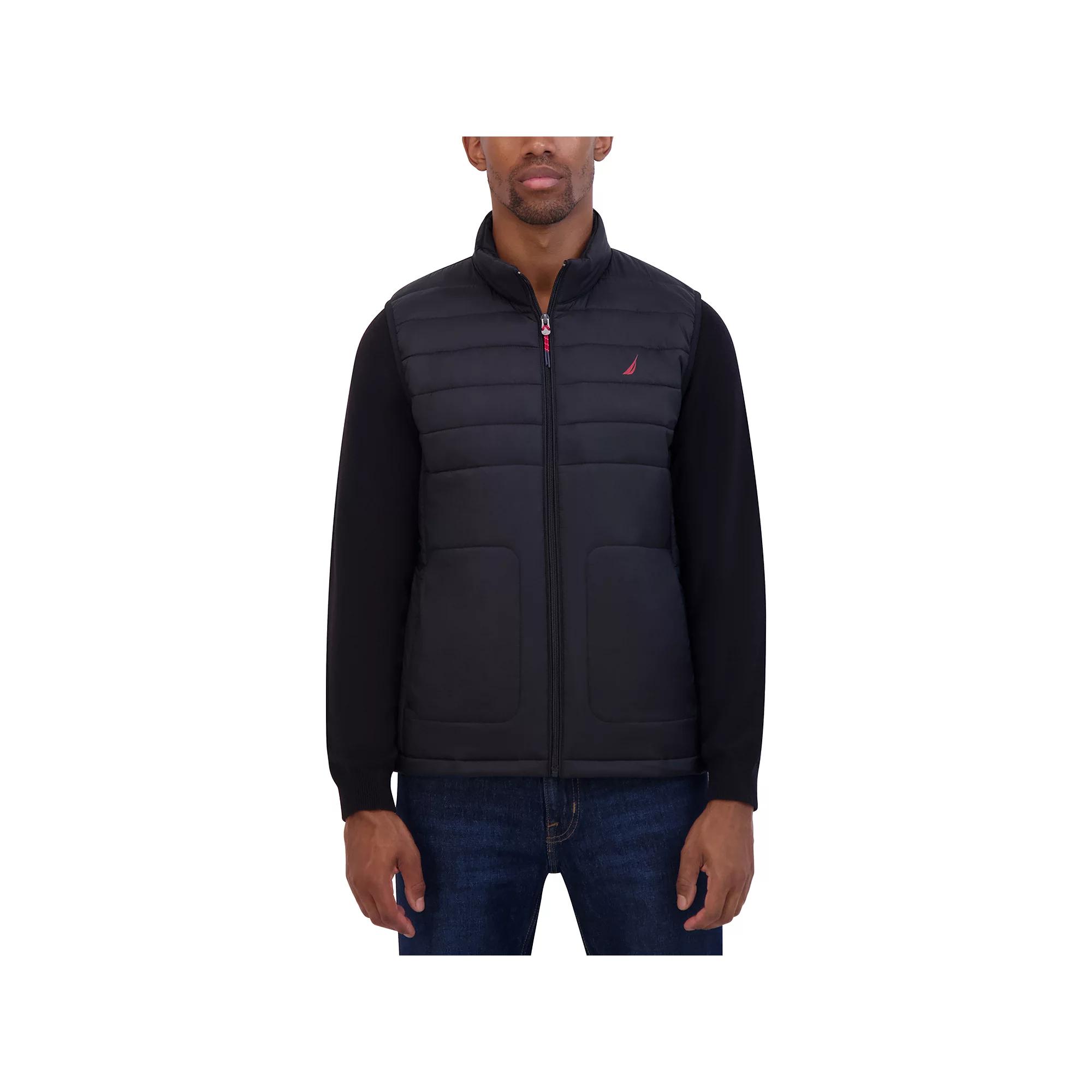 Men's Nautica Lightweight Vest, Size: Small, Black Product Image