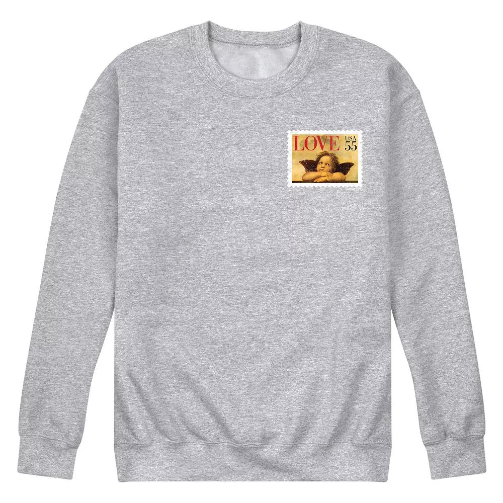 Men's USPS Cherub Stamp Sweatshirt,  Product Image