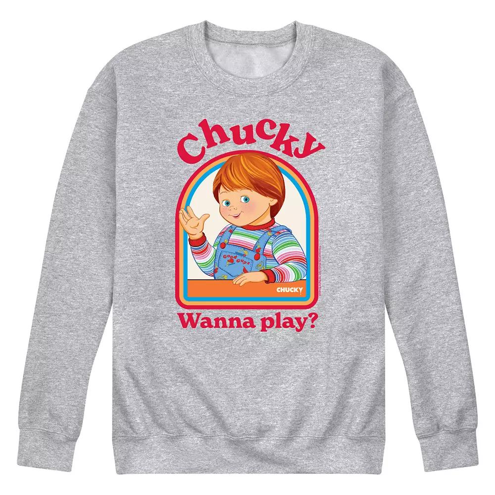 Men's Chucky Wanna Play Fleece Sweatshirt,  Product Image