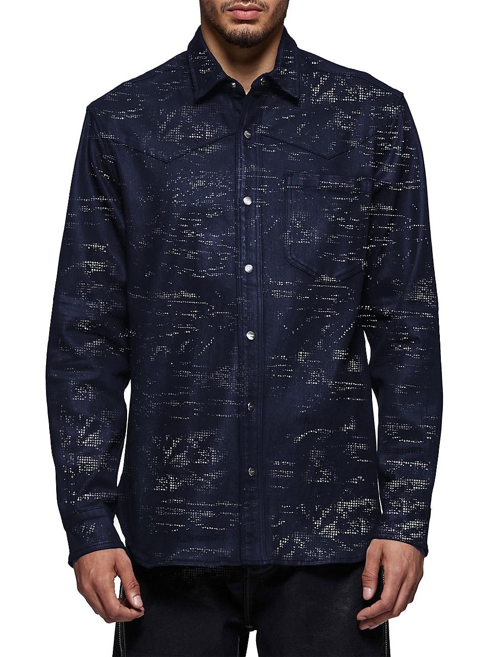 Mens Tiled Overlay Shirt Product Image