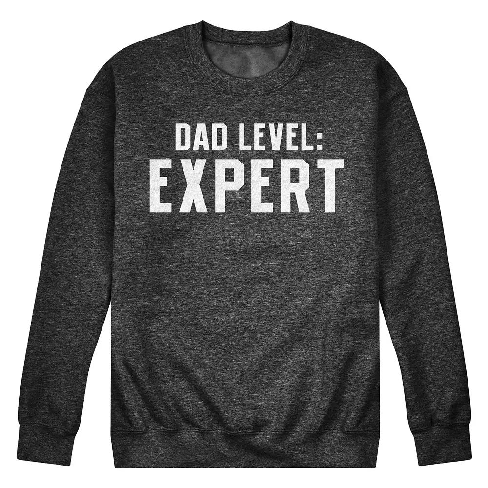 Men's Dad Level Expert Fleece Sweatshirt,  Product Image