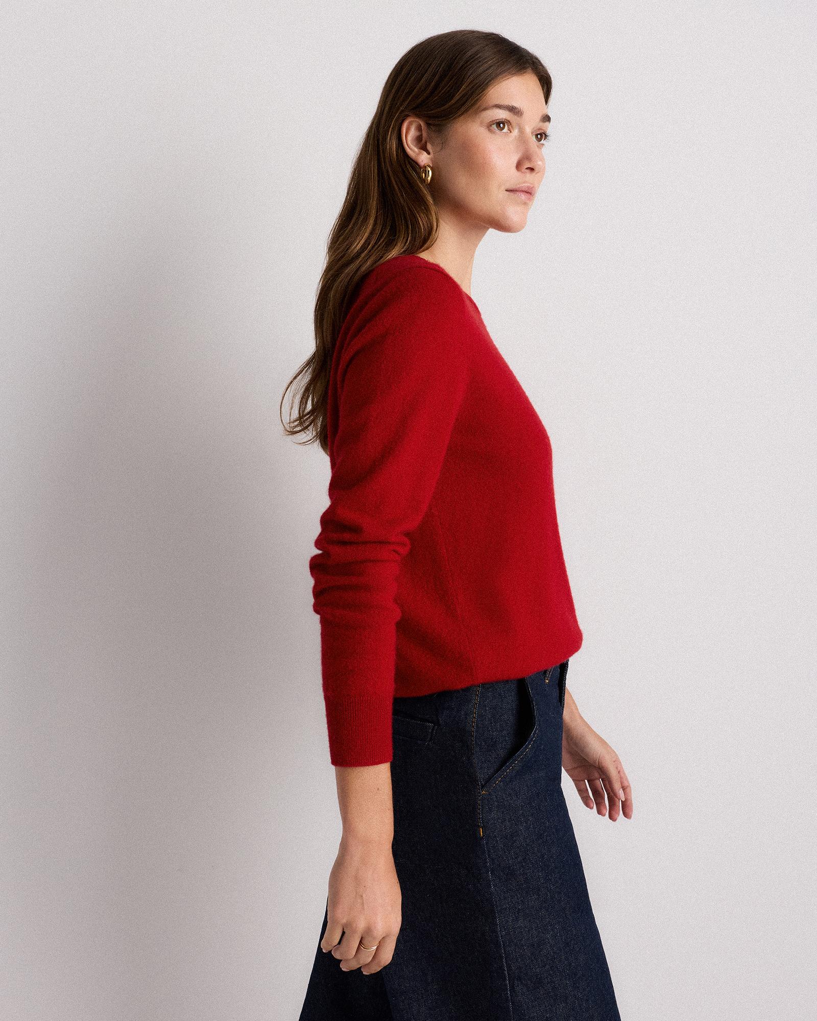 Quince | Women's Mongolian Cashmere Crewneck Sweater Product Image