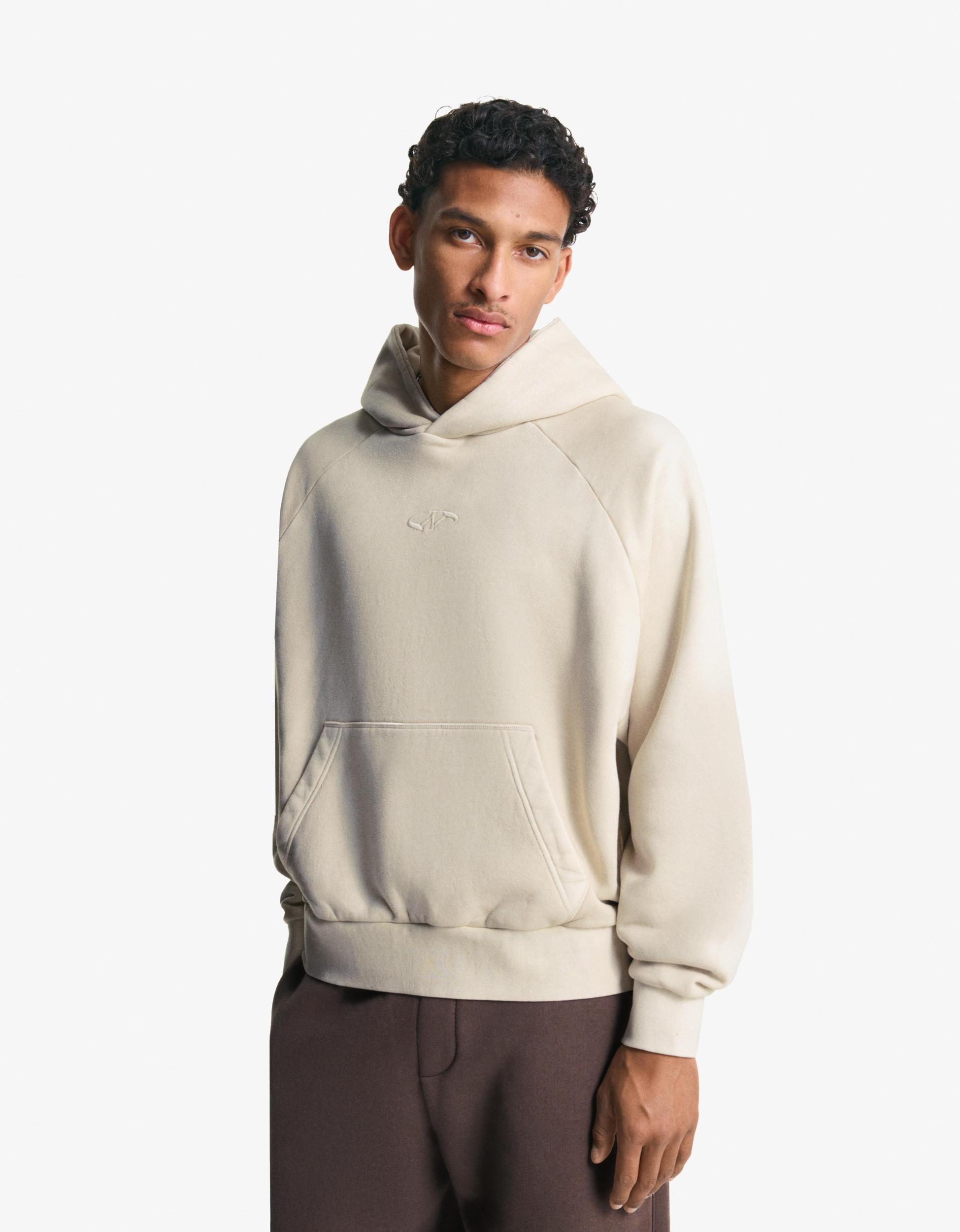 Boxy fit hooded sweatshirt Product Image