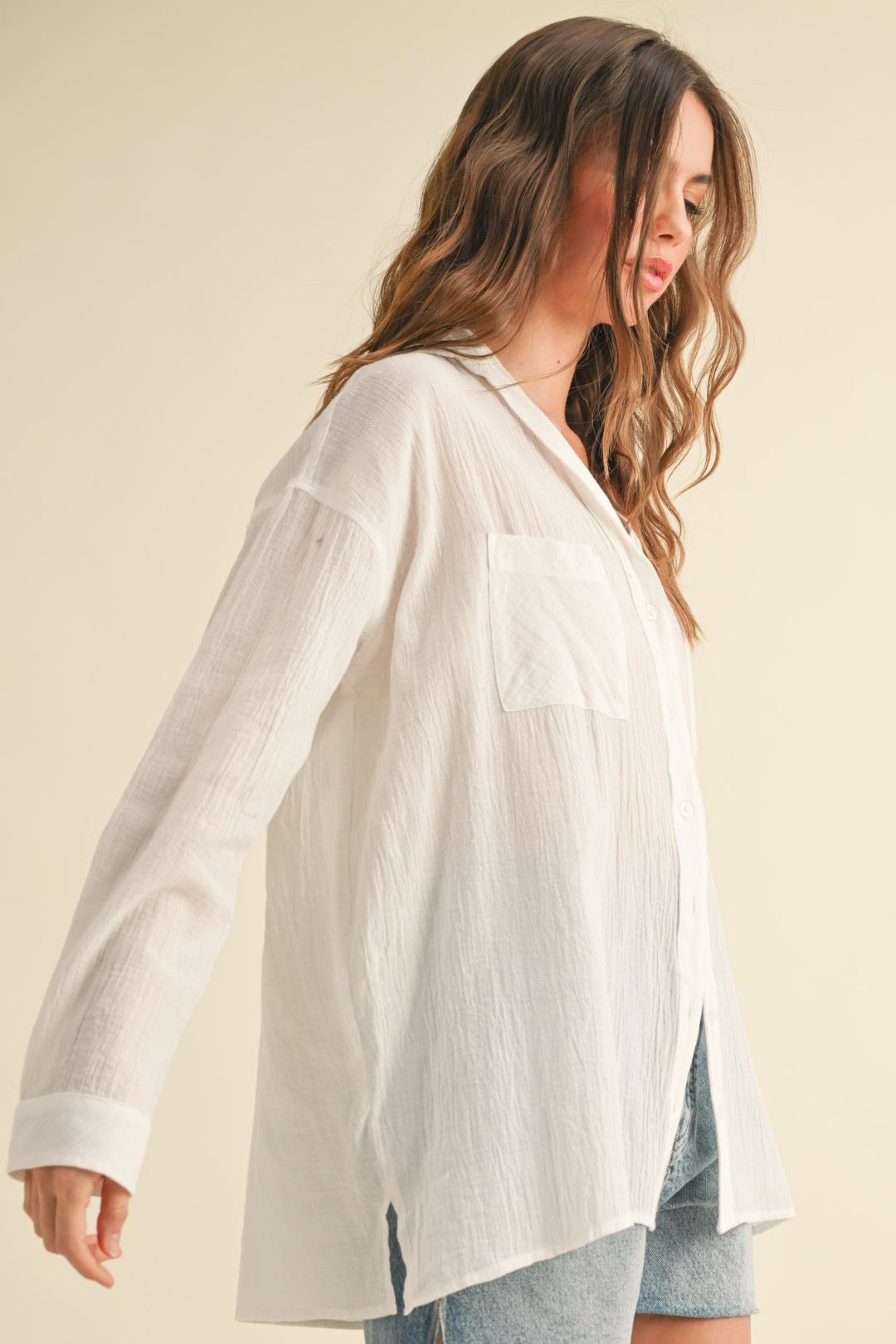 Breezy Button Down Shirt Product Image