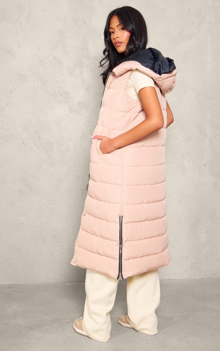 Tall Stone Panel Padded Longline Vest Product Image