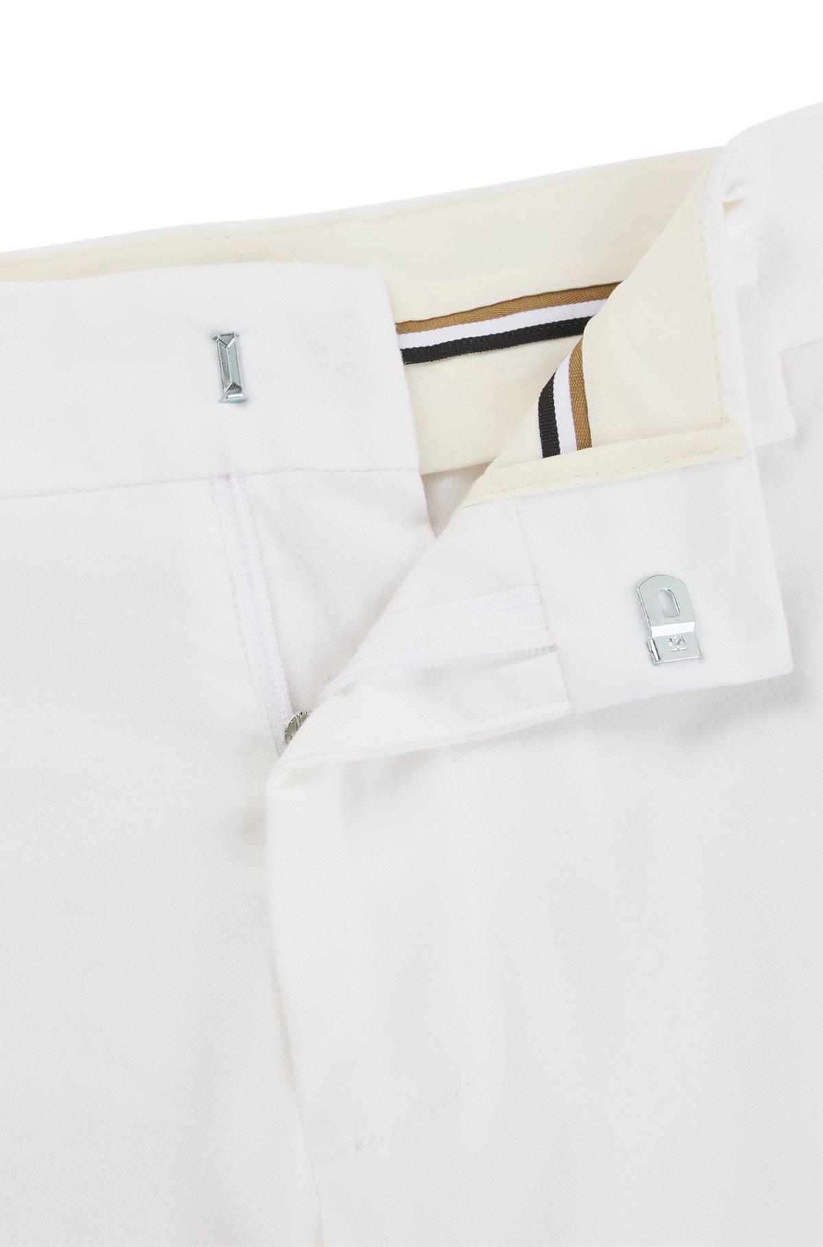 Slim-fit trousers in washable stretch cotton Product Image