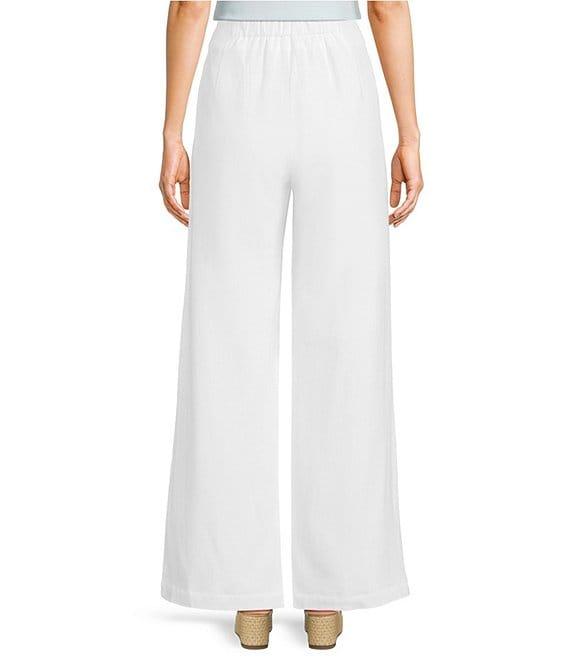 GB Linen Blend Wide Leg Pants Product Image