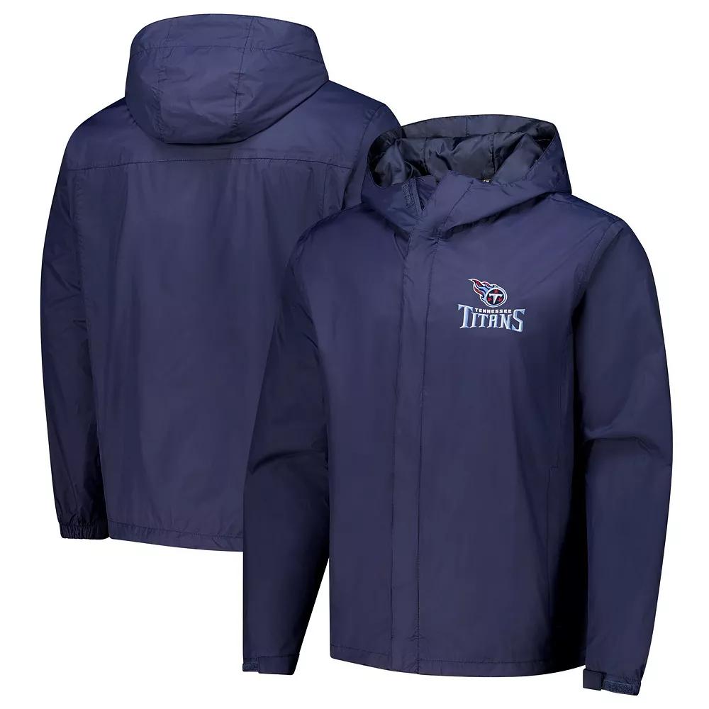 Men's Dunbrooke Navy Tennessee Titans Tropic Waterproof Packable Full-Zip Hoodie Jacket,  Product Image